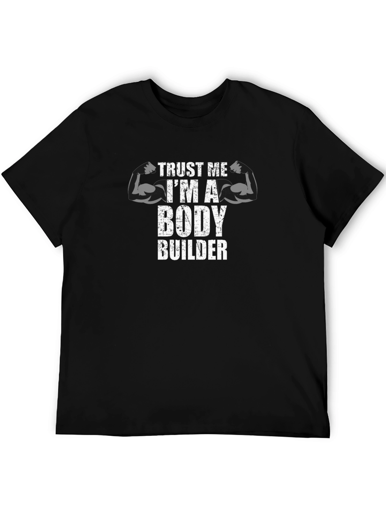 Black Bodybuilder T-Shirt: Trust Me, I'm a Bodybuilder view 5
