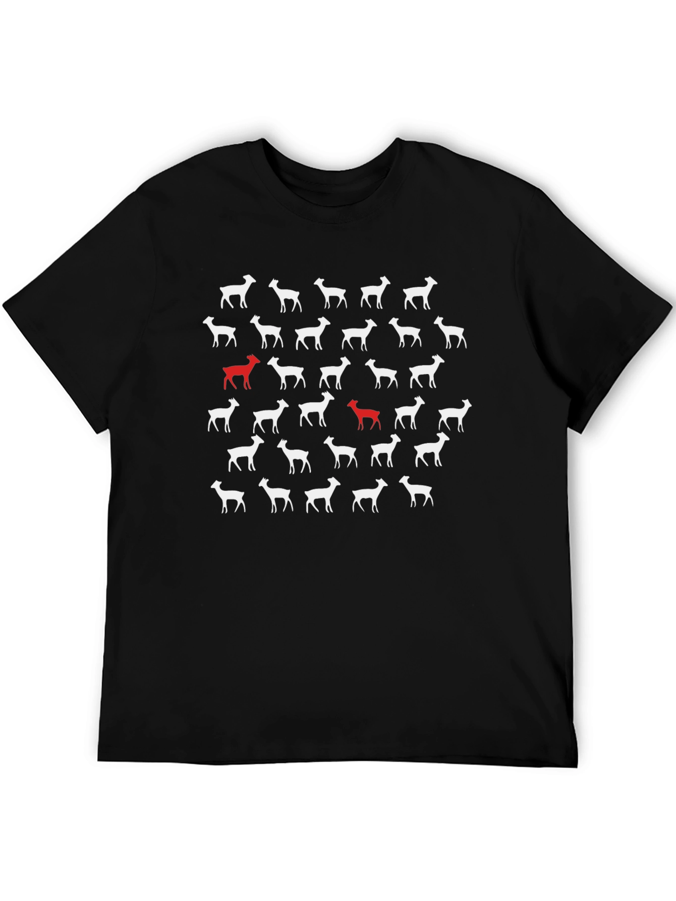 Black Unique Sheep T-Shirt - Stand Out from the Crowd! view 5