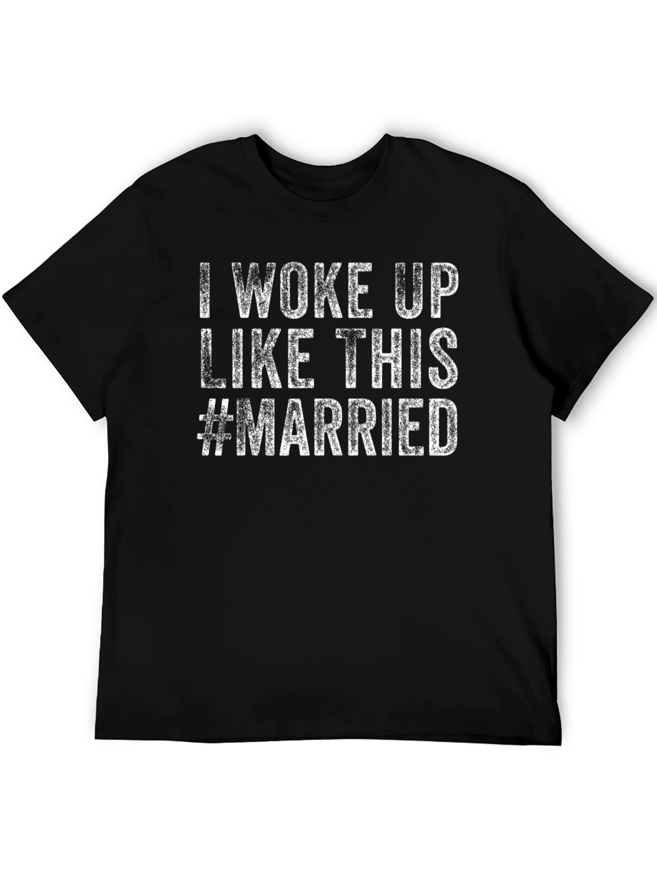Black I Woke Up Like This #Married Graphic T-Shirt view 5