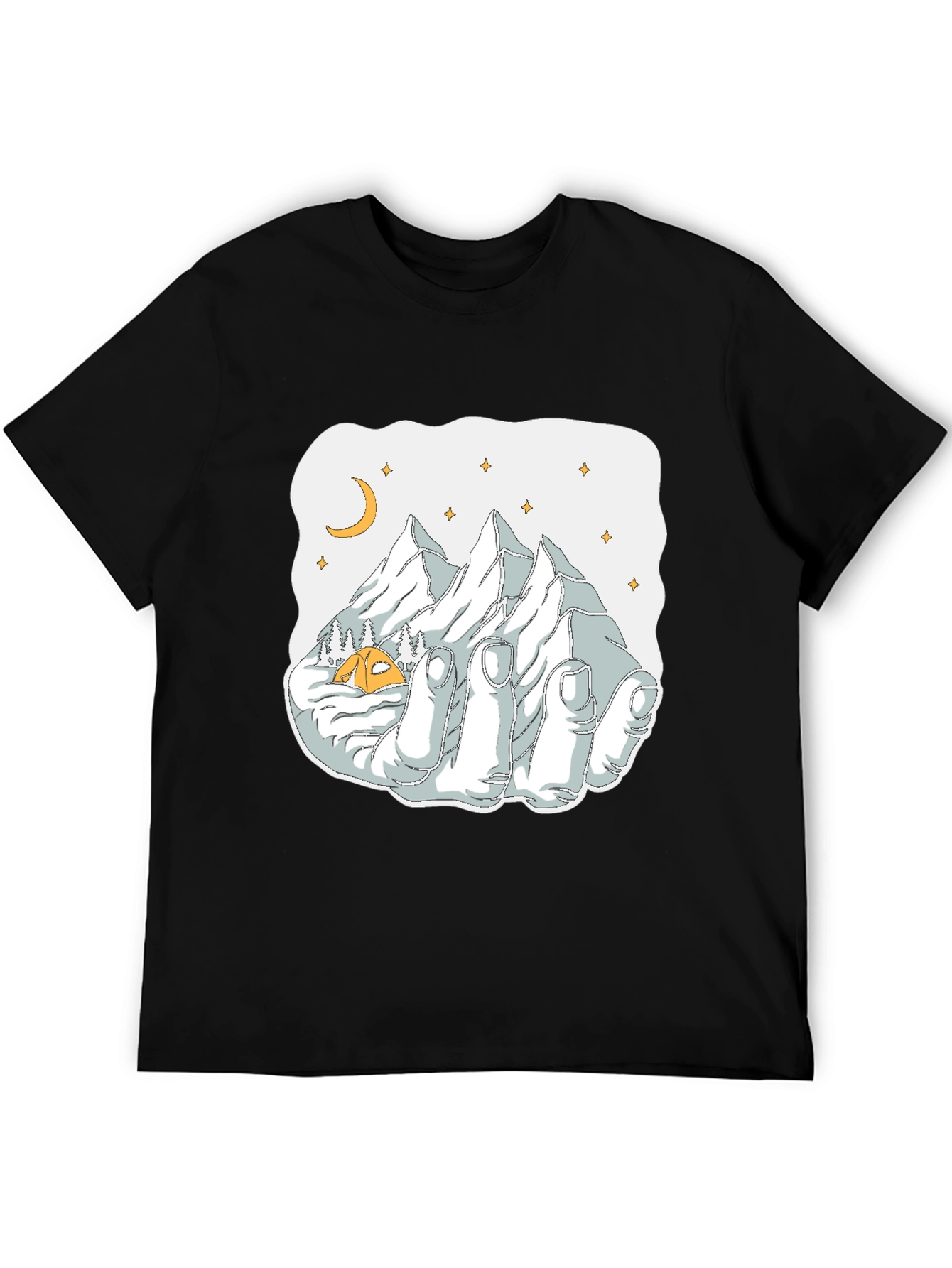 Black Mountain Hand Graphic Tee view 5