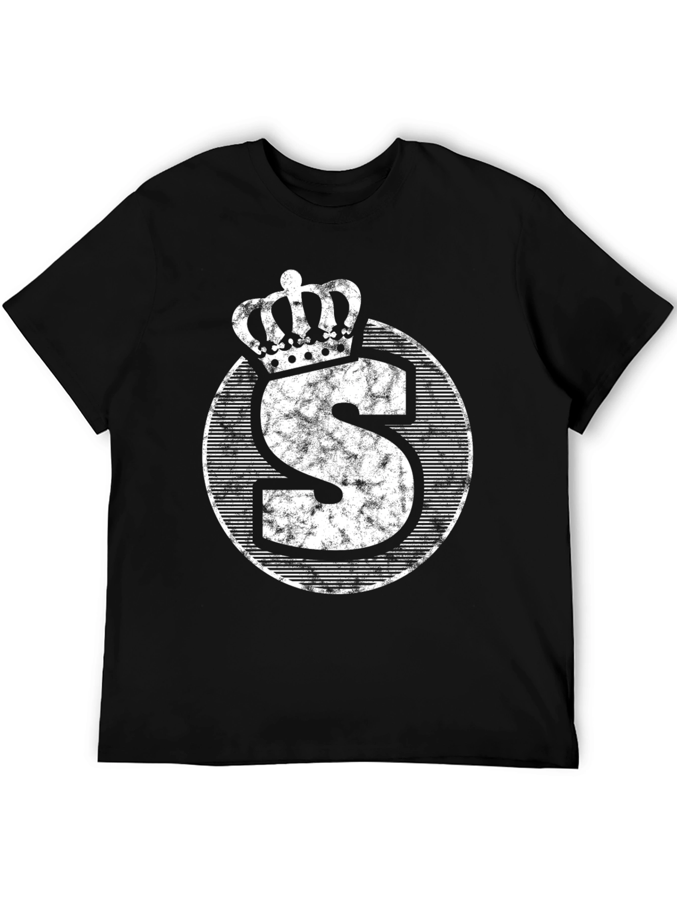 Black King 'S' Graphic T-Shirt - Black view 5