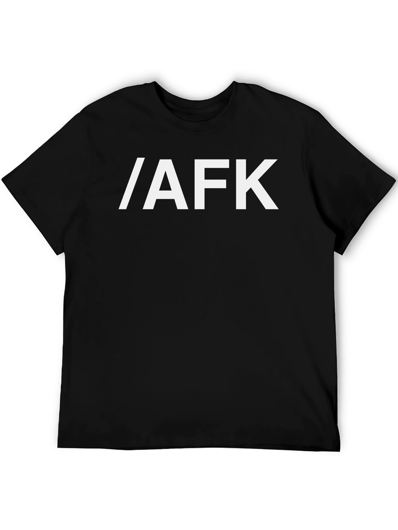 Black AFK T-Shirt - Away From Keyboard Gamer Tee view 5