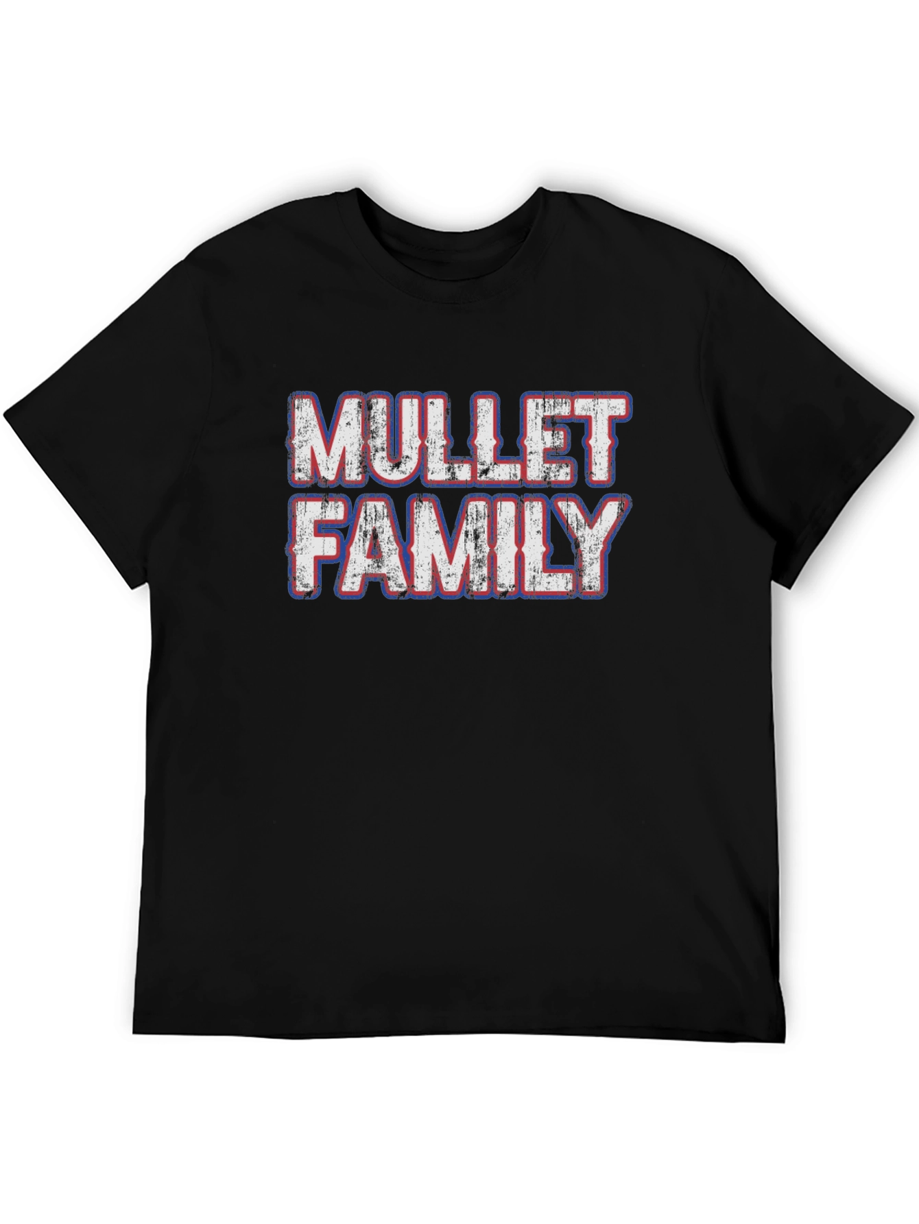 Black Mullet Family Black Graphic Tee view 5