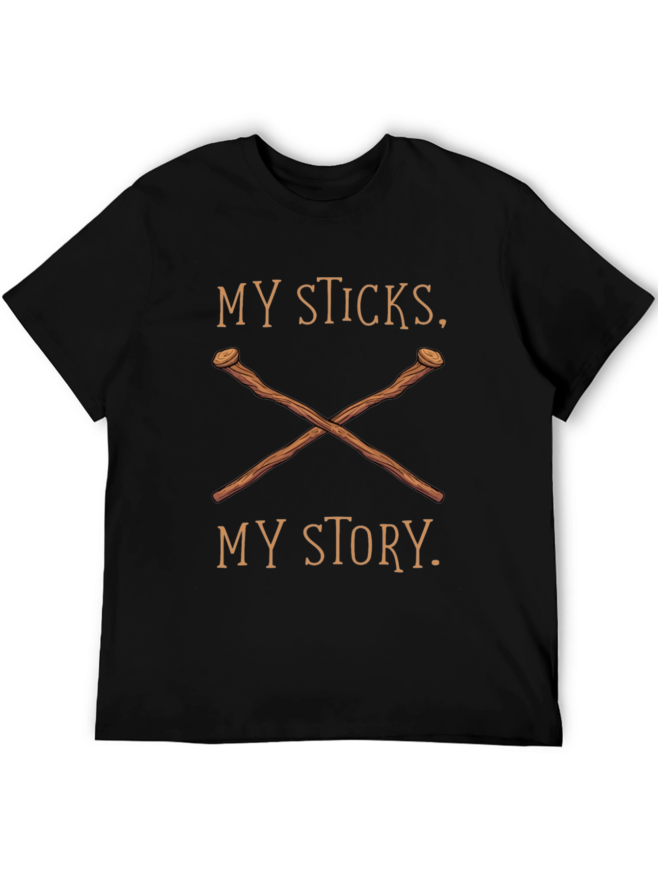 Black My Sticks, My Story T-Shirt view 5