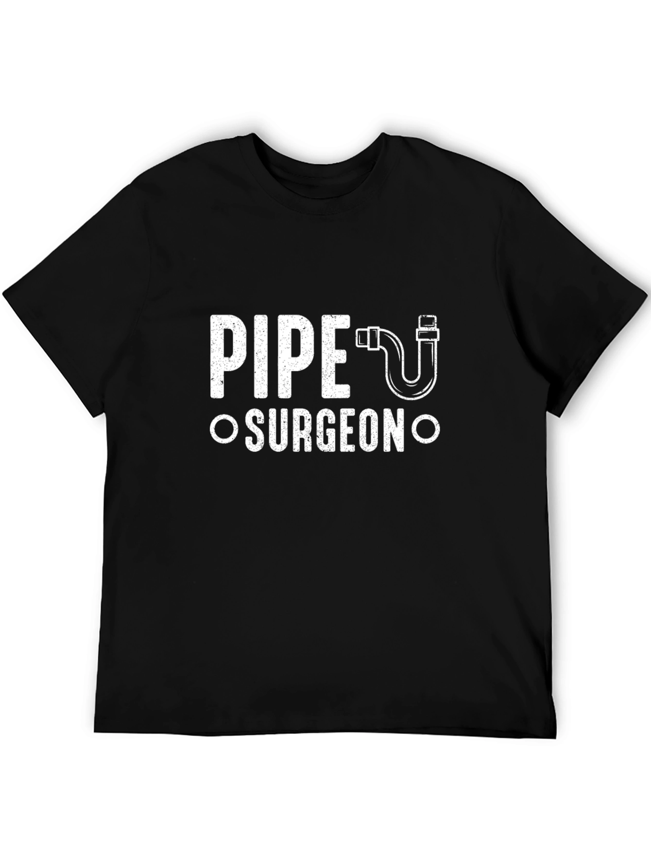 Black Pipe Surgeon Black Graphic T-Shirt view 5