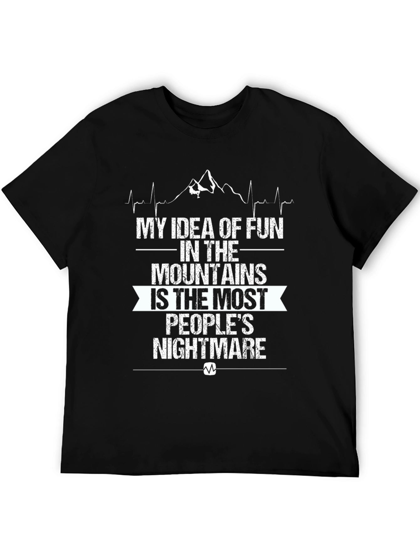Mountain Fun Nightmare Black T-Shirt - 5