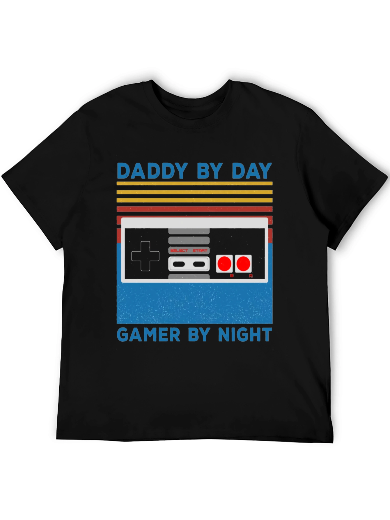 Daddy By Day Gamer By Night Graphic Tee - 5