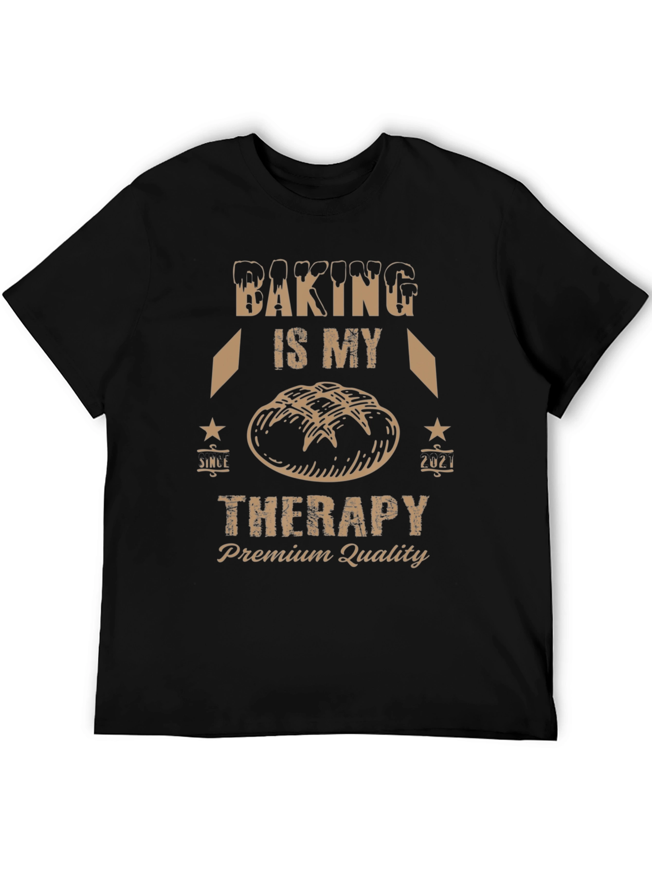 Baking is My Therapy Graphic T-Shirt - 5