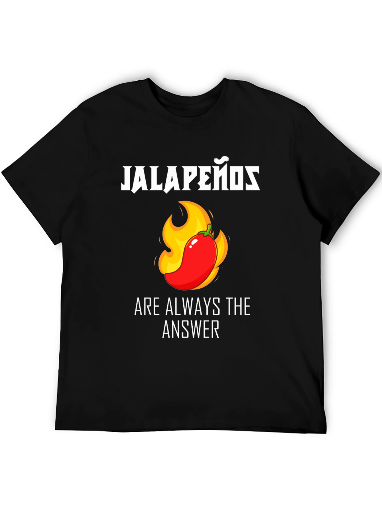 Jalapeños Are Always the Answer Funny T-Shirt - 5