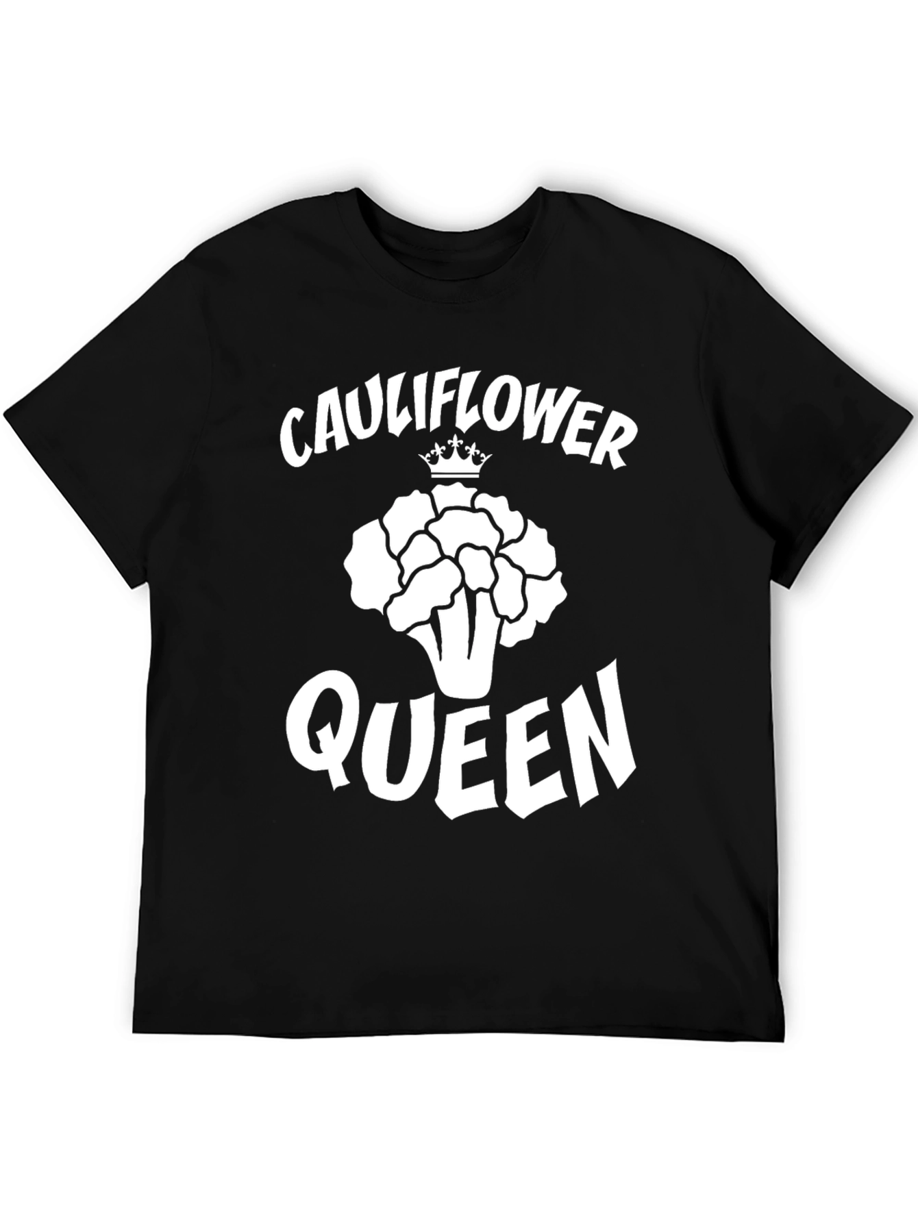 Black Cauliflower Queen Black Graphic Tee view 5