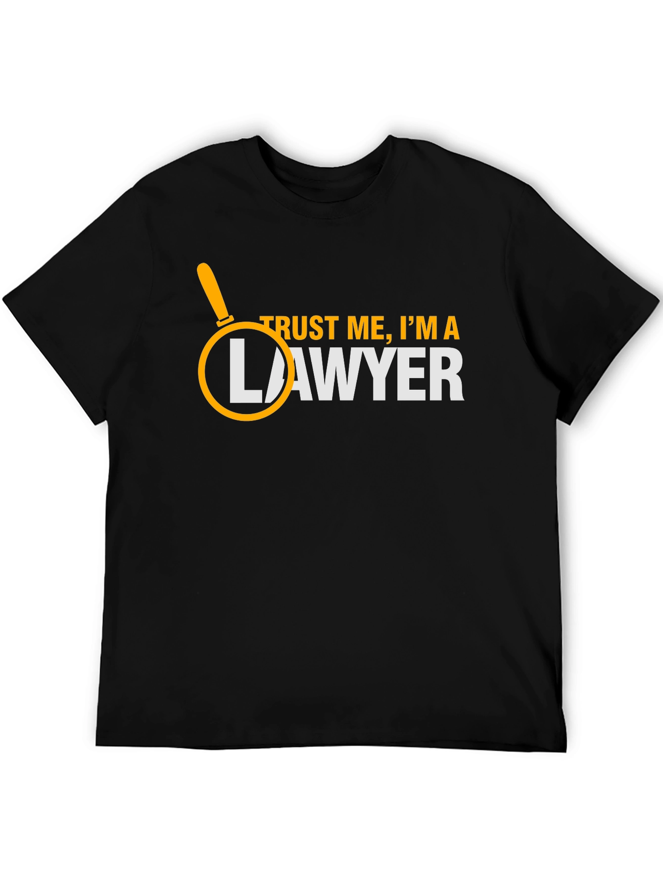 Black Trust Me, I'm A Lawyer Graphic T-Shirt view 5