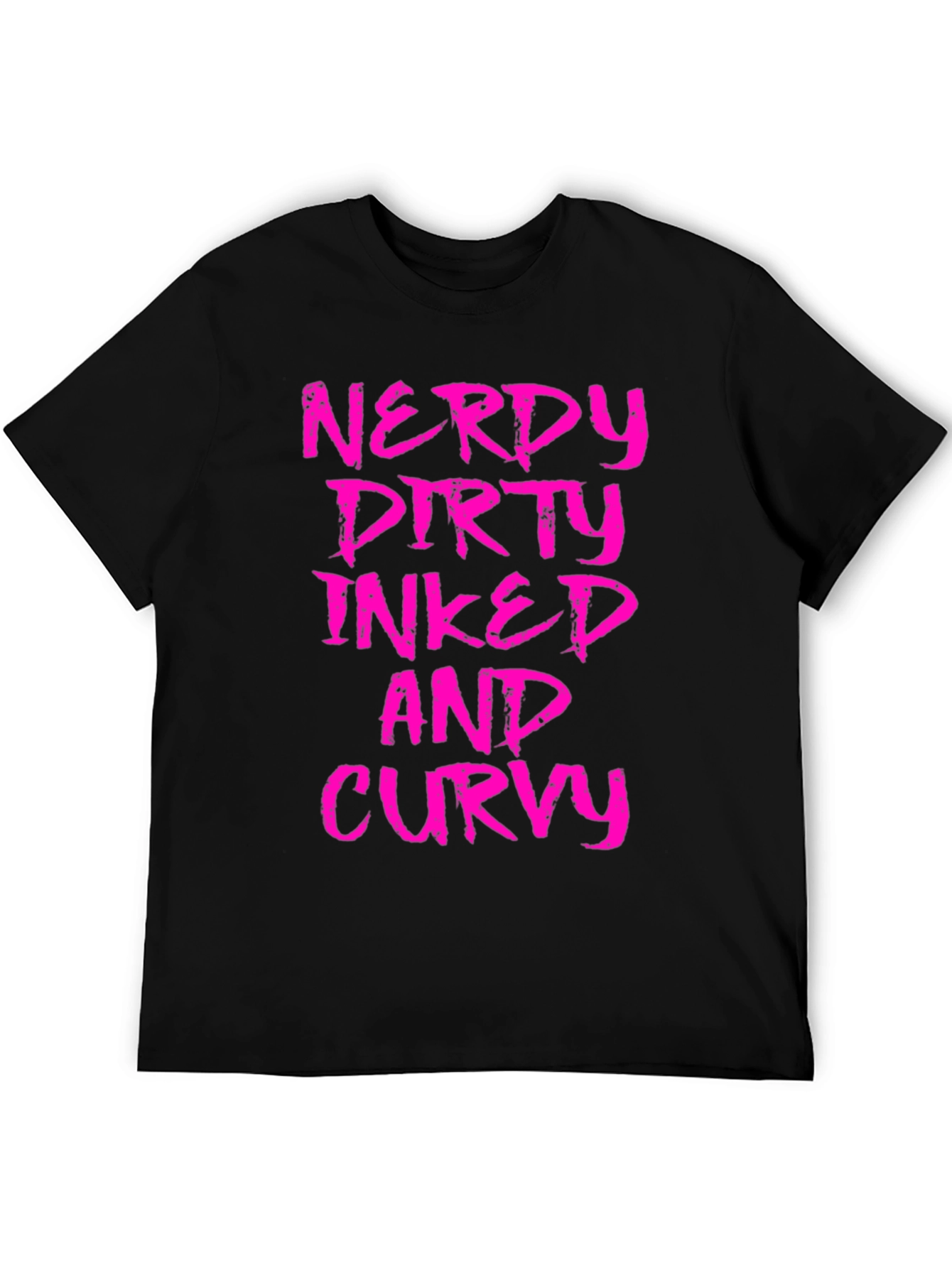 Nerdy Dirty Inked Curvy Graphic T-Shirt - 5