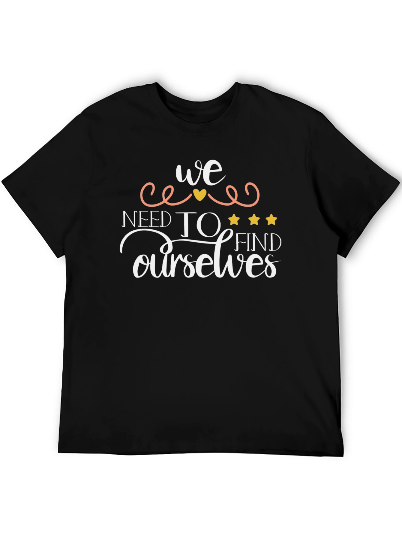 Black We Need To Find Ourselves Black Graphic Tee view 5