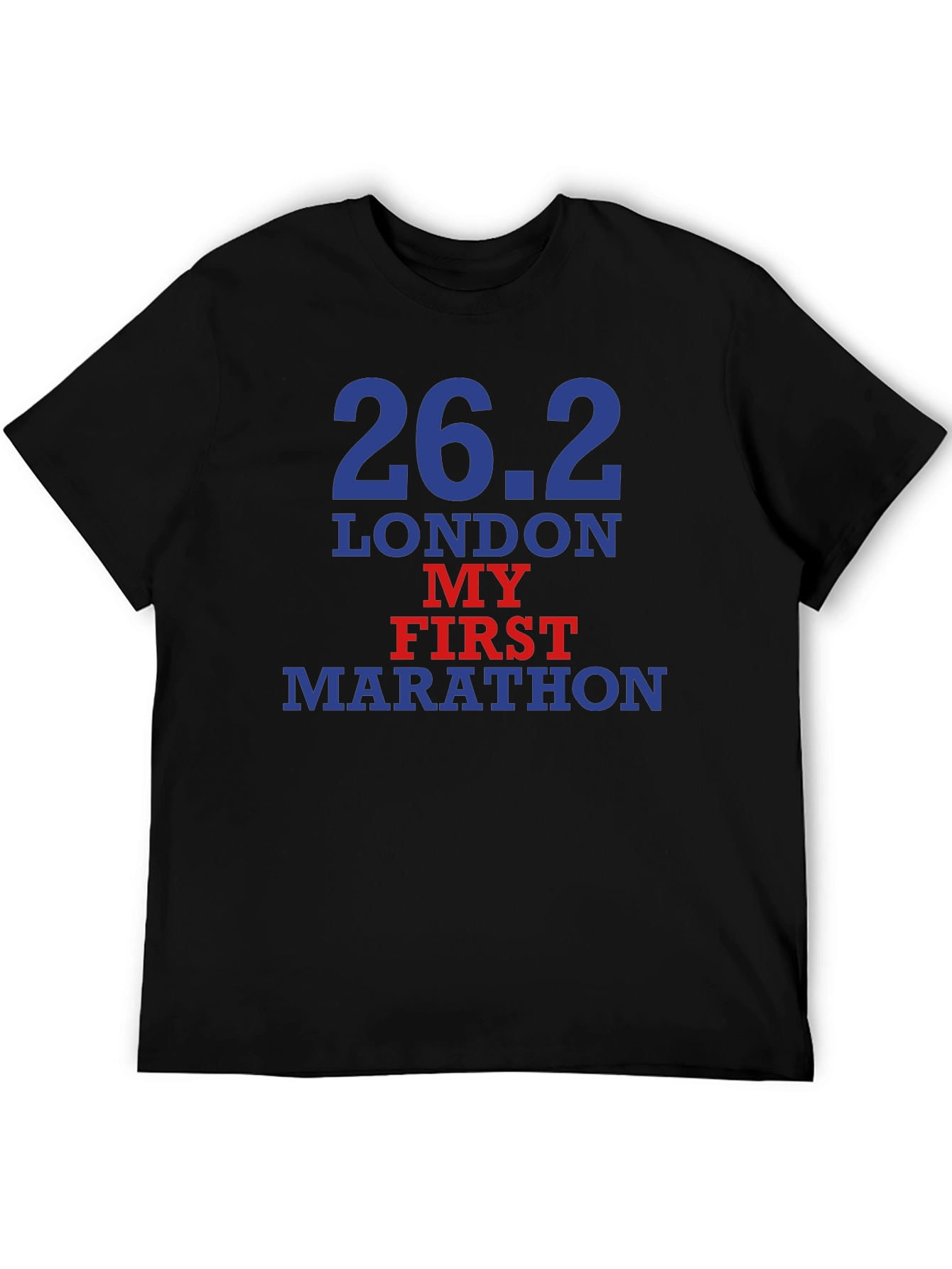 Black 26.2 Marathon London T-Shirt view 5