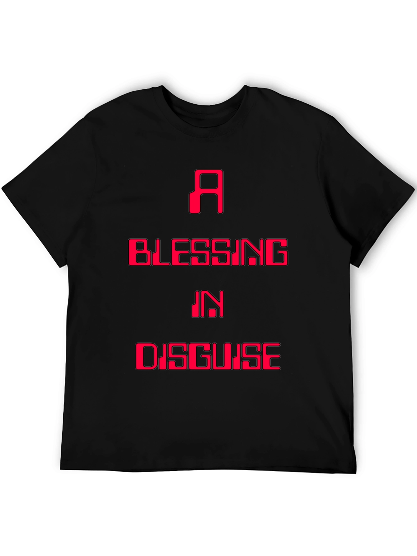Black A Blessing in Disguise Graphic T-Shirt view 5