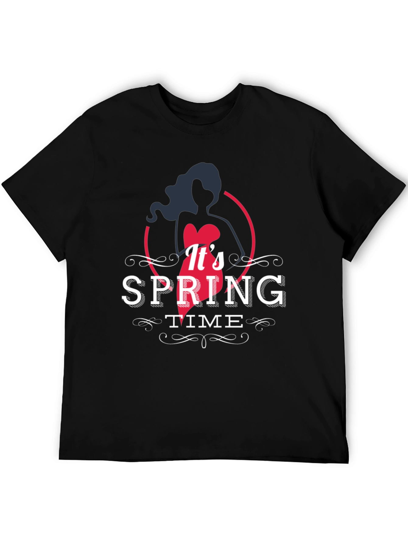 Black Spring Time Black T-Shirt view 5