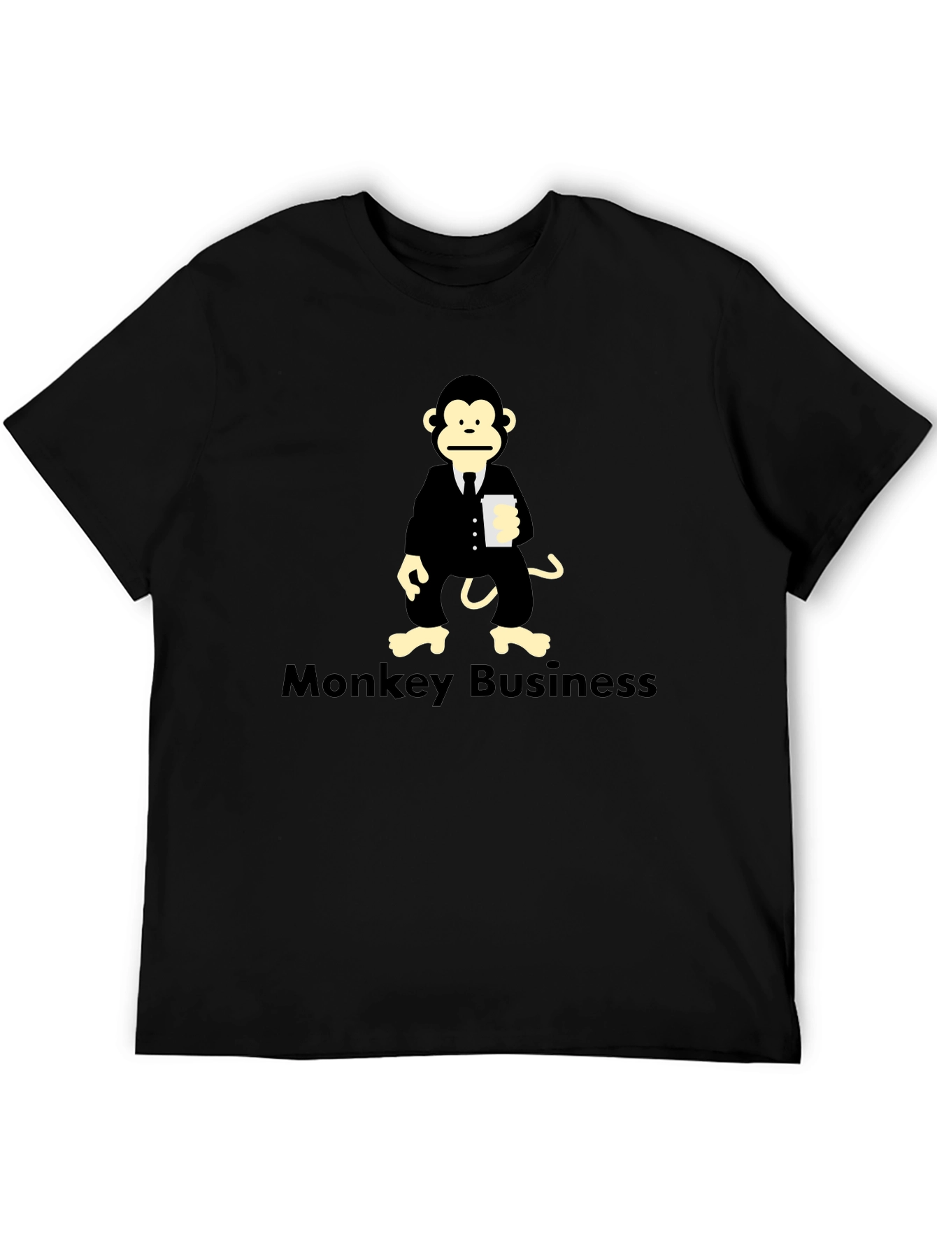 Black Monkey Business T-Shirt - Black view 5