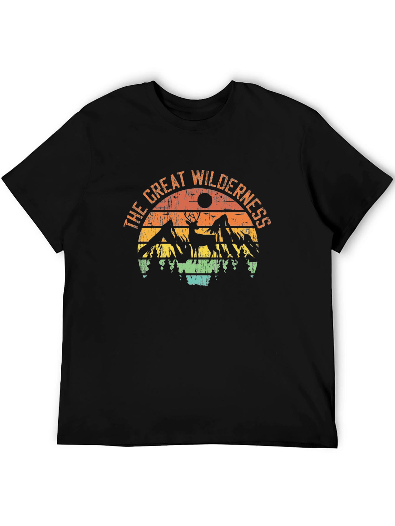 Black Great Wilderness Graphic Tee view 5