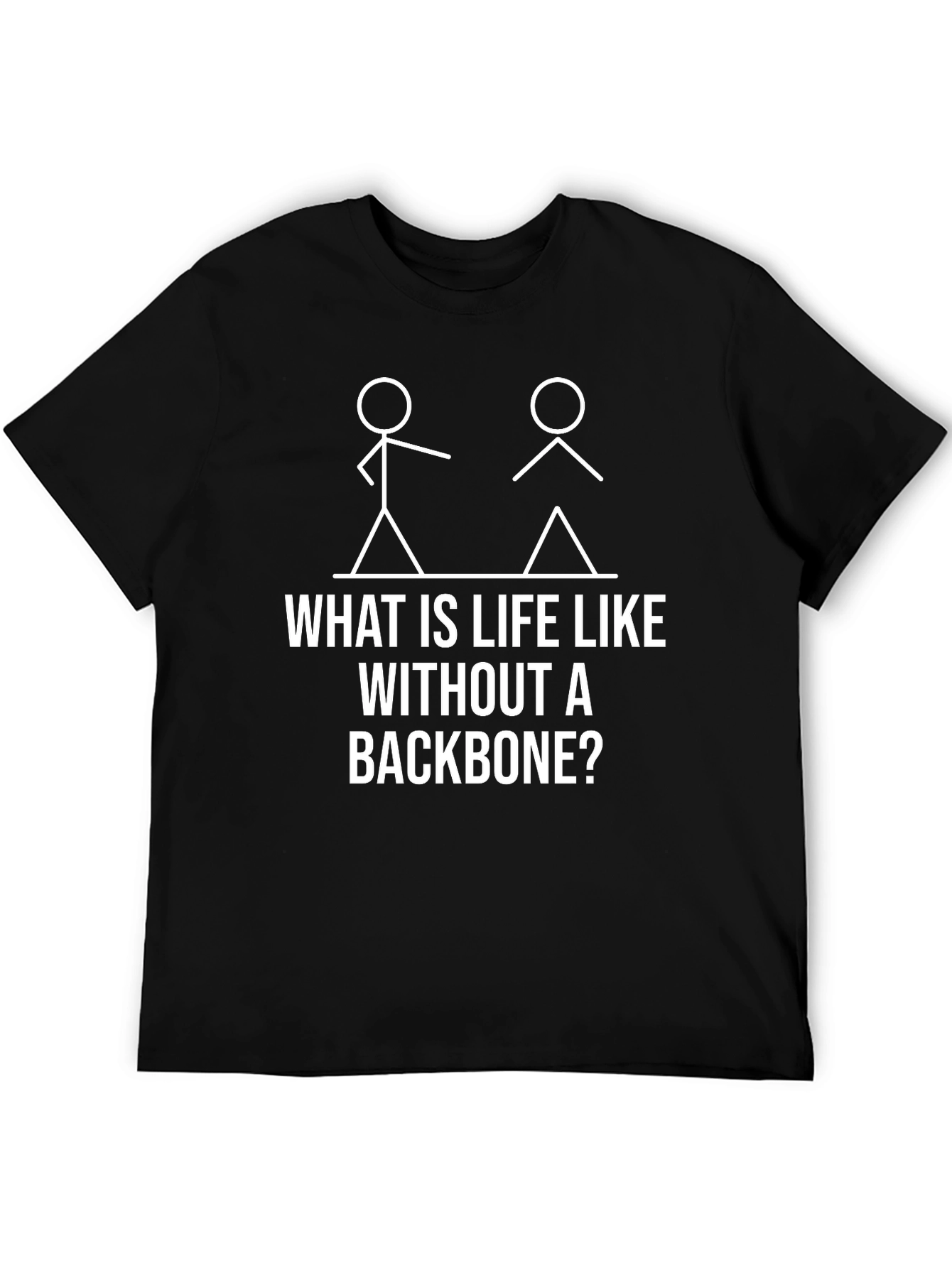 Black Backbone Humor Graphic Tee view 5