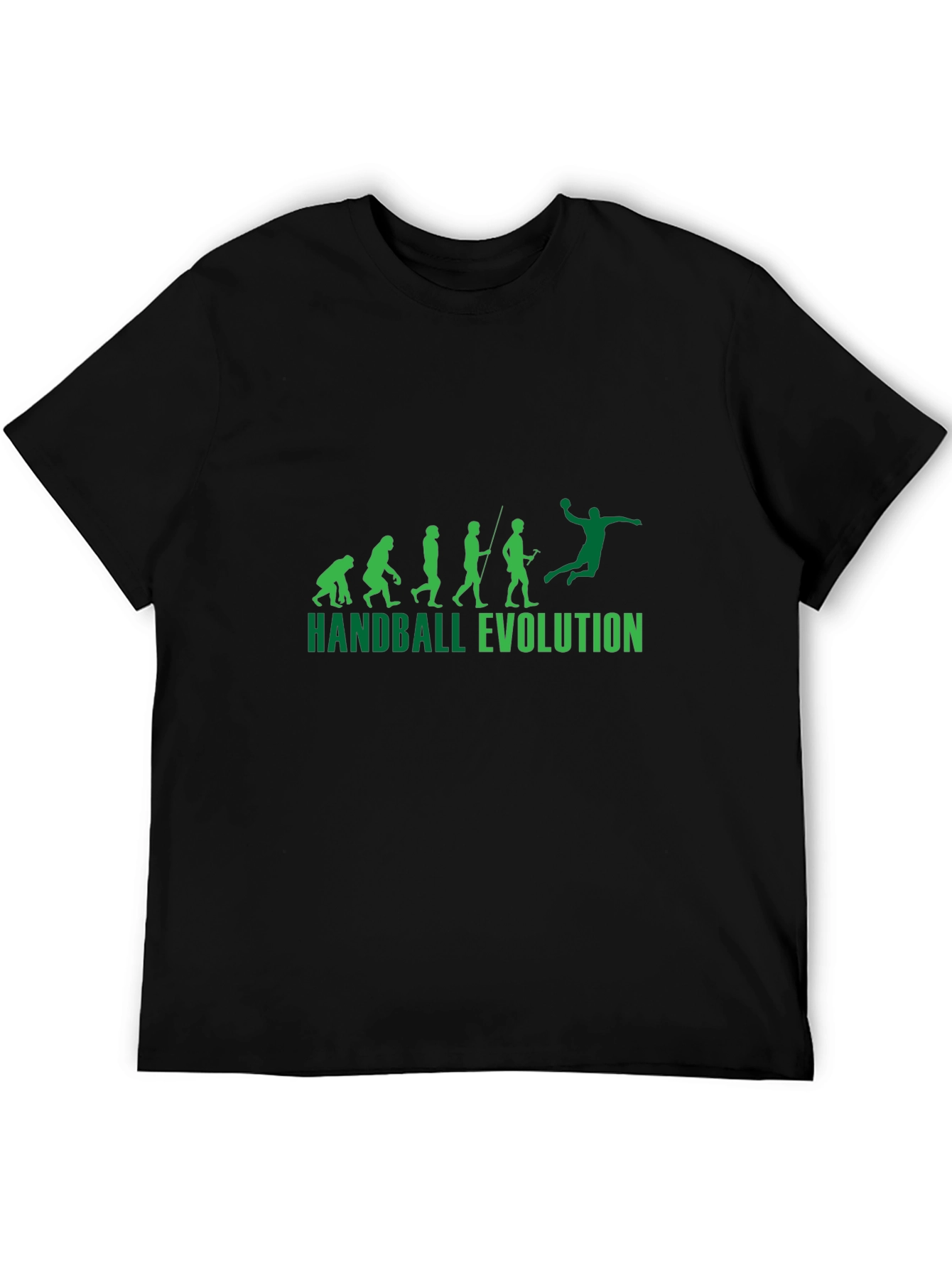Black Handball Evolution Graphic Tee view 5
