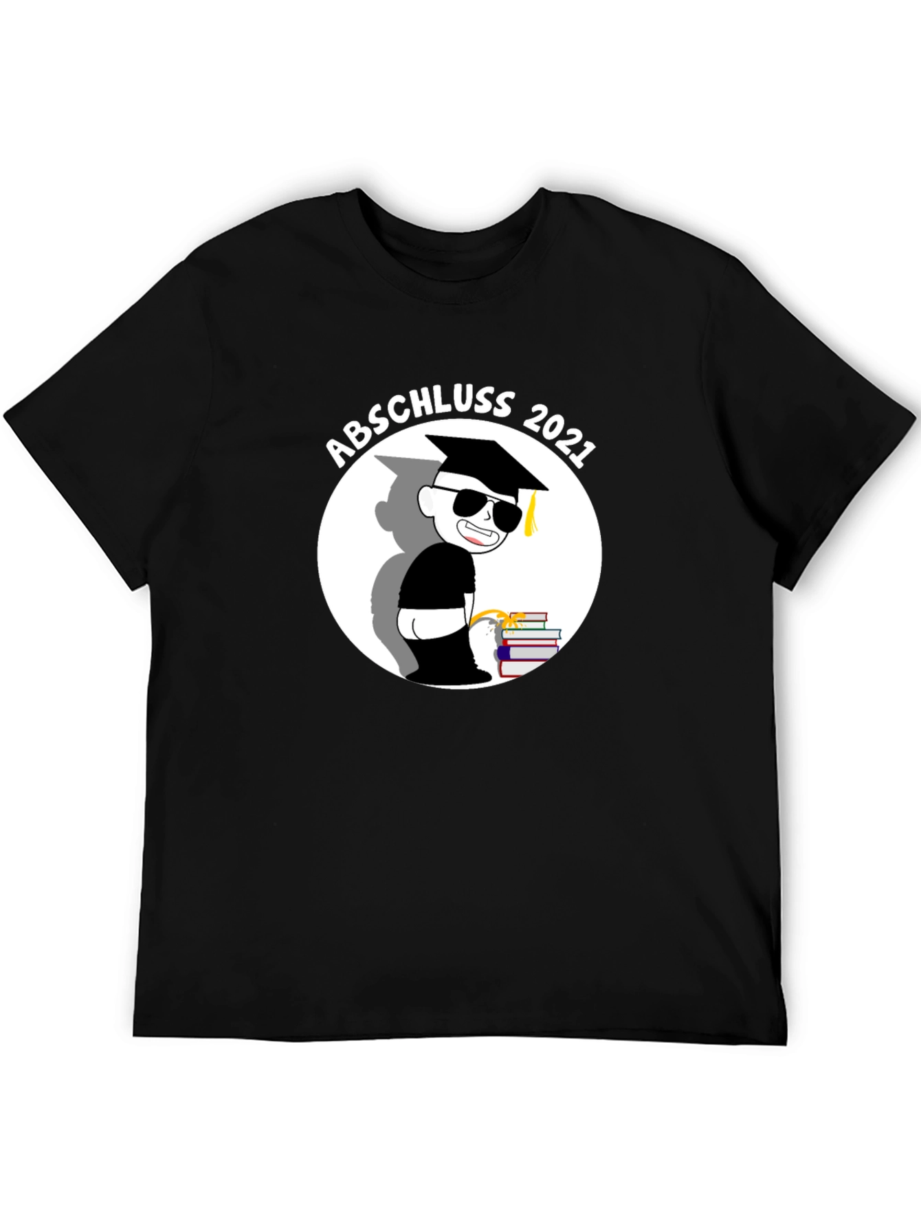 Black Abschluss 2021 Graduation Humor T-Shirt view 5