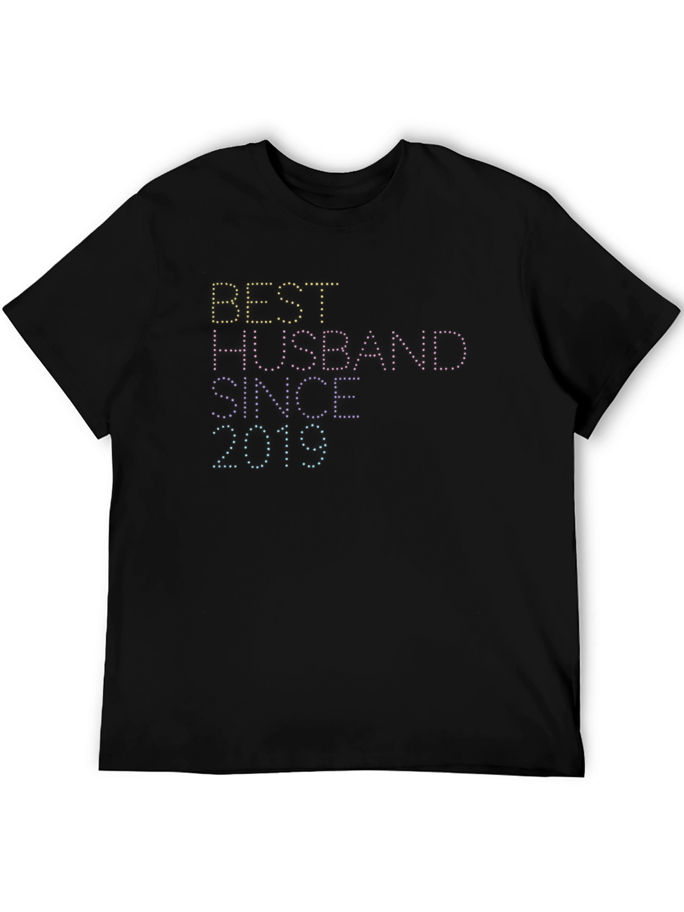 Black Best Husband Since 2019 Tee view 5