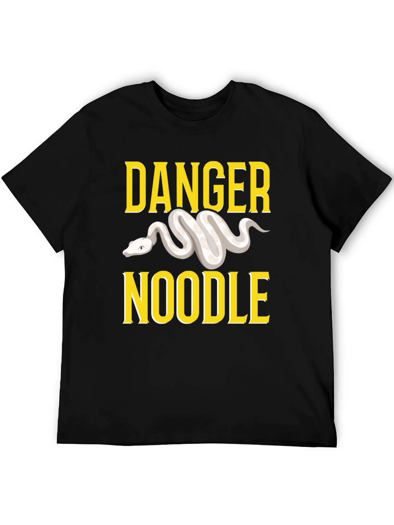Black Danger Noodle T-Shirt - Snake Lover Tee view 5