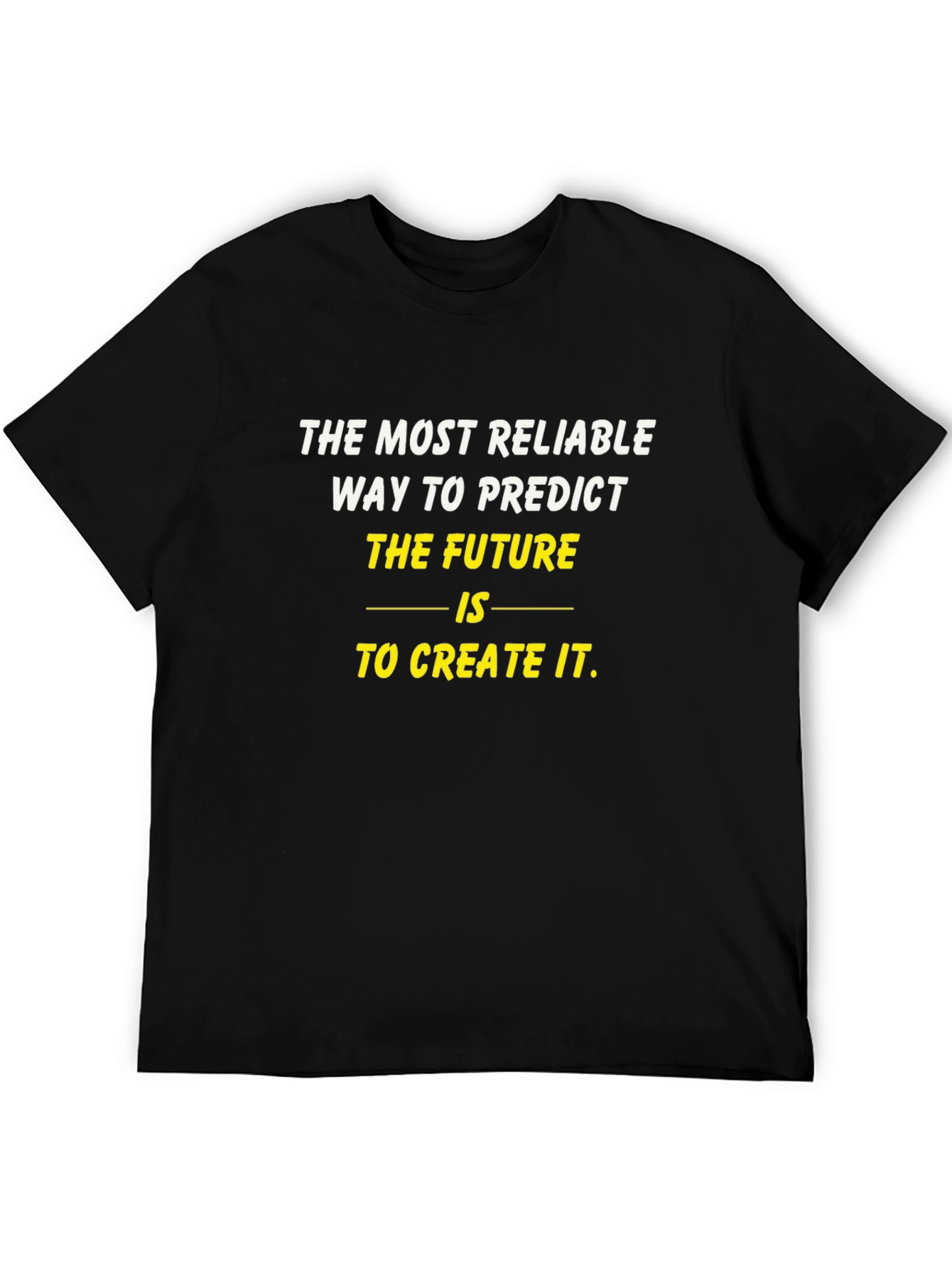 Black Future Creator Tee - Motivational Black T-Shirt view 5