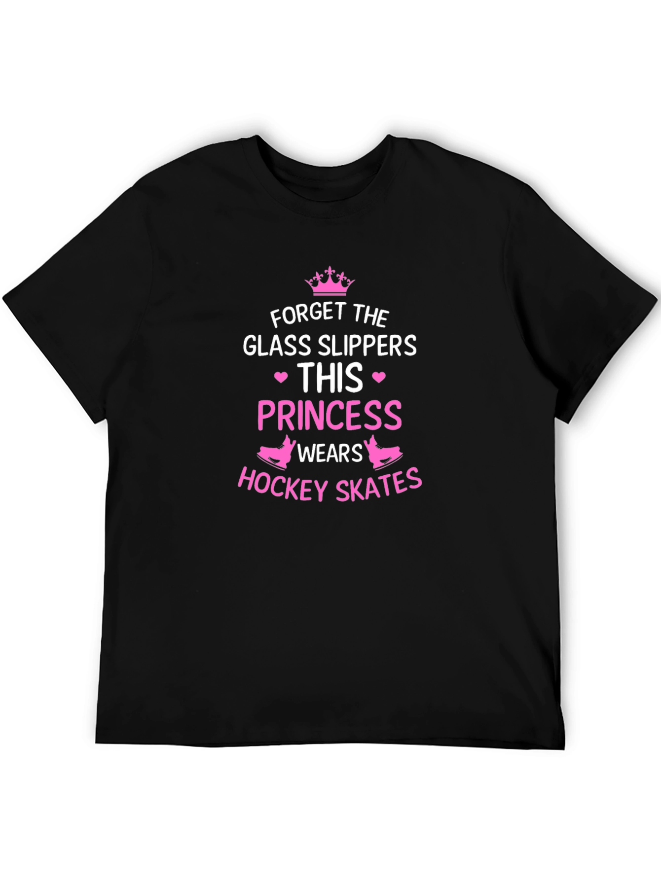 Black Hockey Princess Graphic T-Shirt view 5