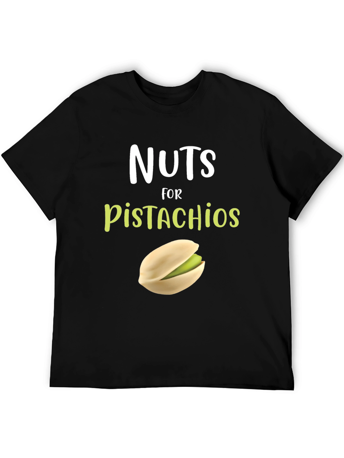 Black Nuts for Pistachios T-Shirt view 5