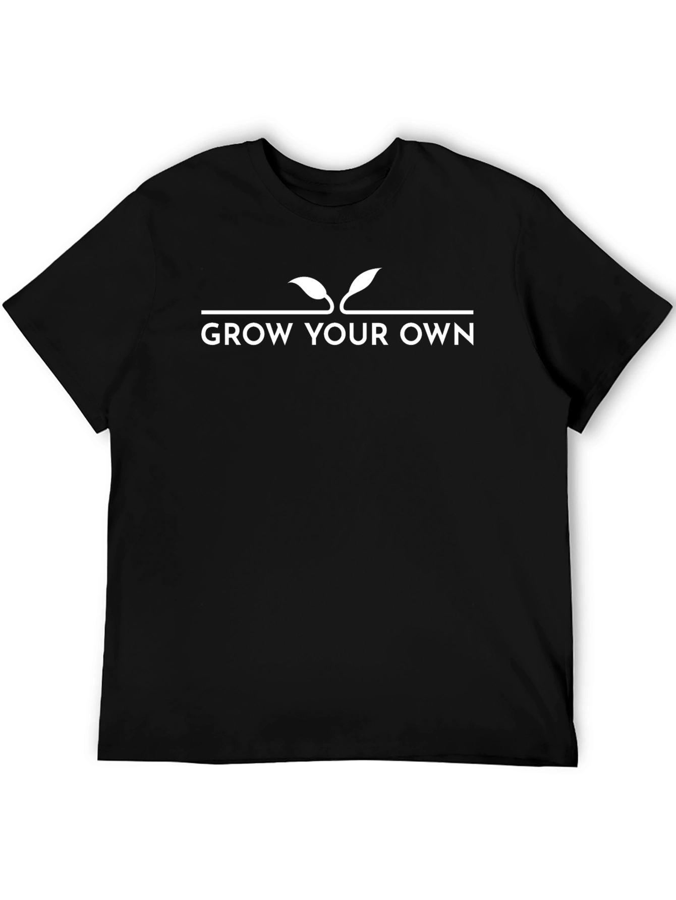 Black Grow Your Own Black Tee view 5