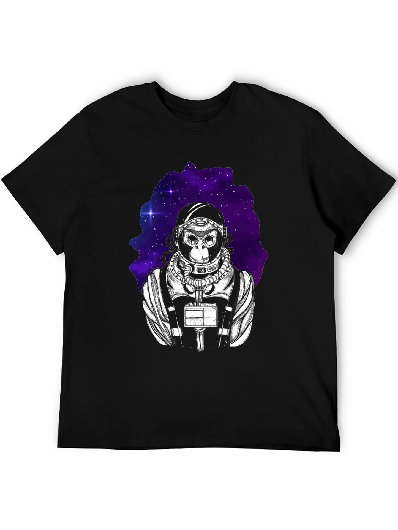 Black Ape Astronaut Graphic Tee - Black view 5