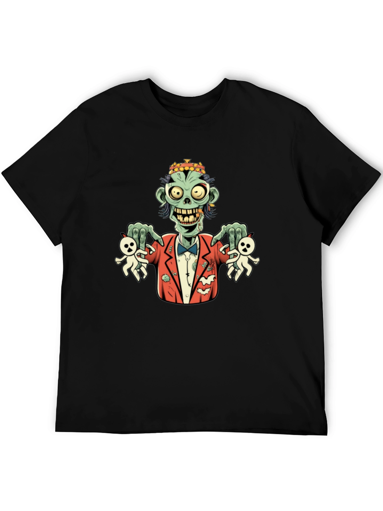 Black Zombie Gentleman Graphic Tee view 5
