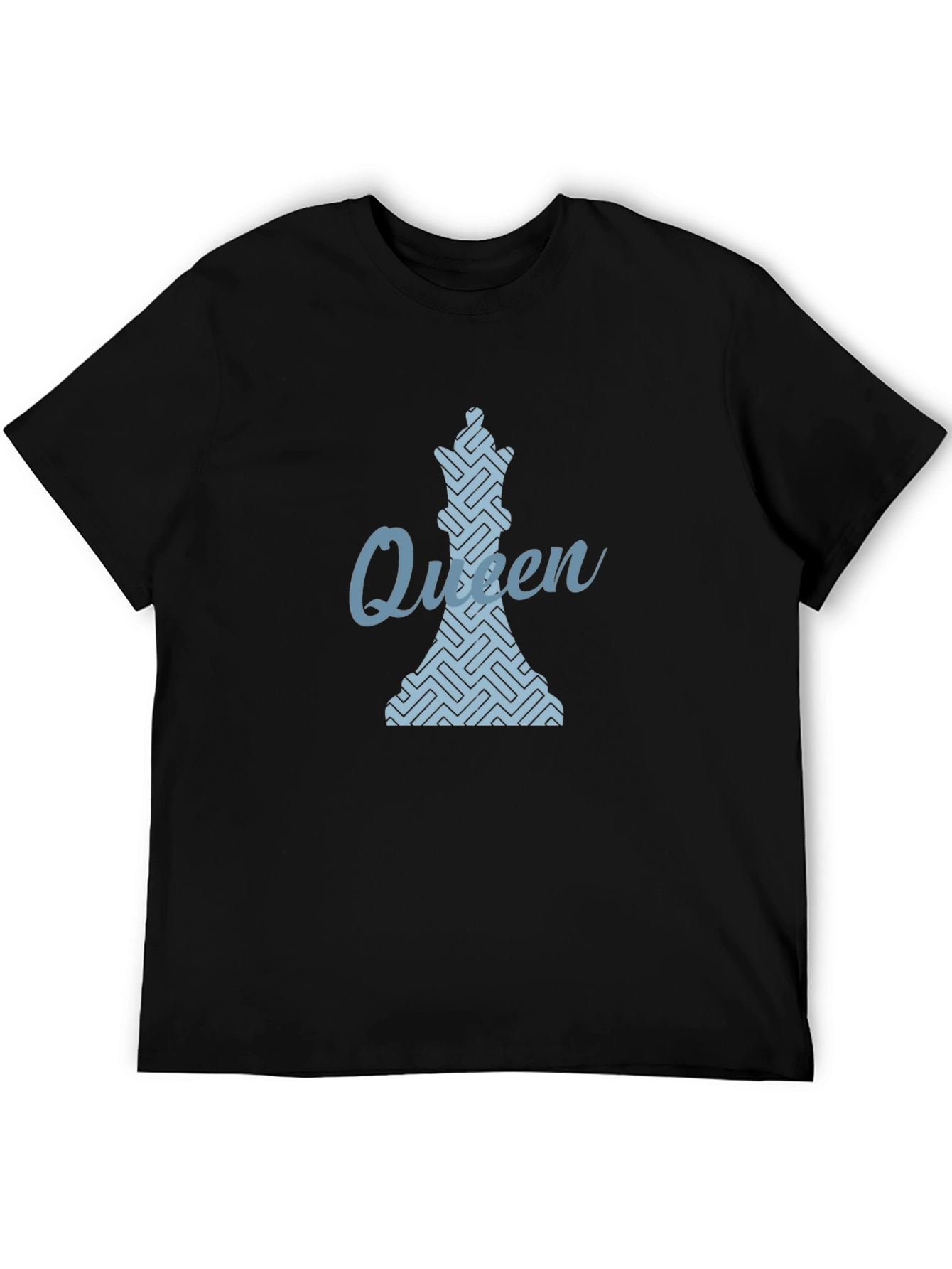 Black Queen Chess Piece T-Shirt - Stylish & Unique Design view 5
