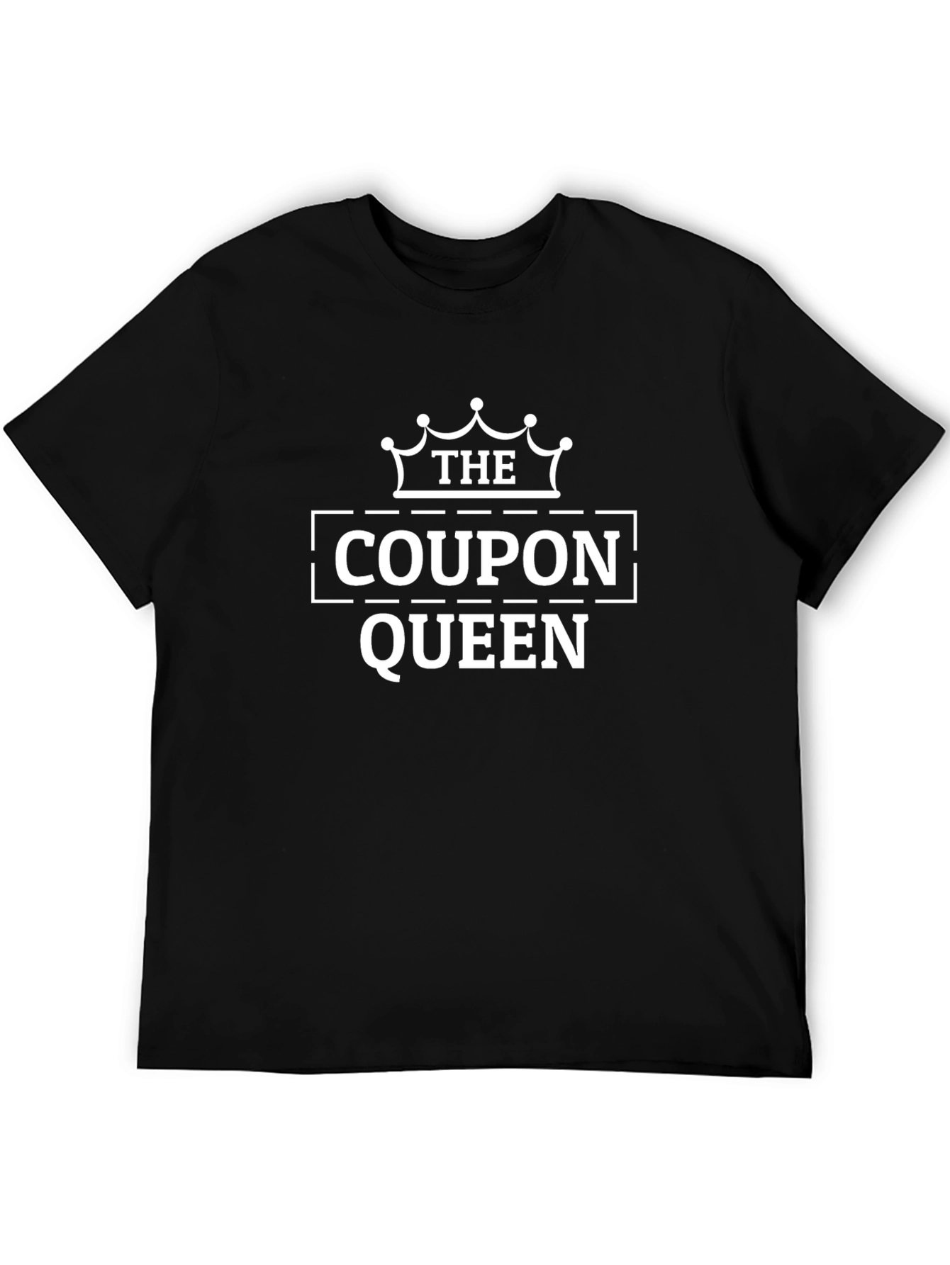 Black The Coupon Queen Graphic T-Shirt view 5