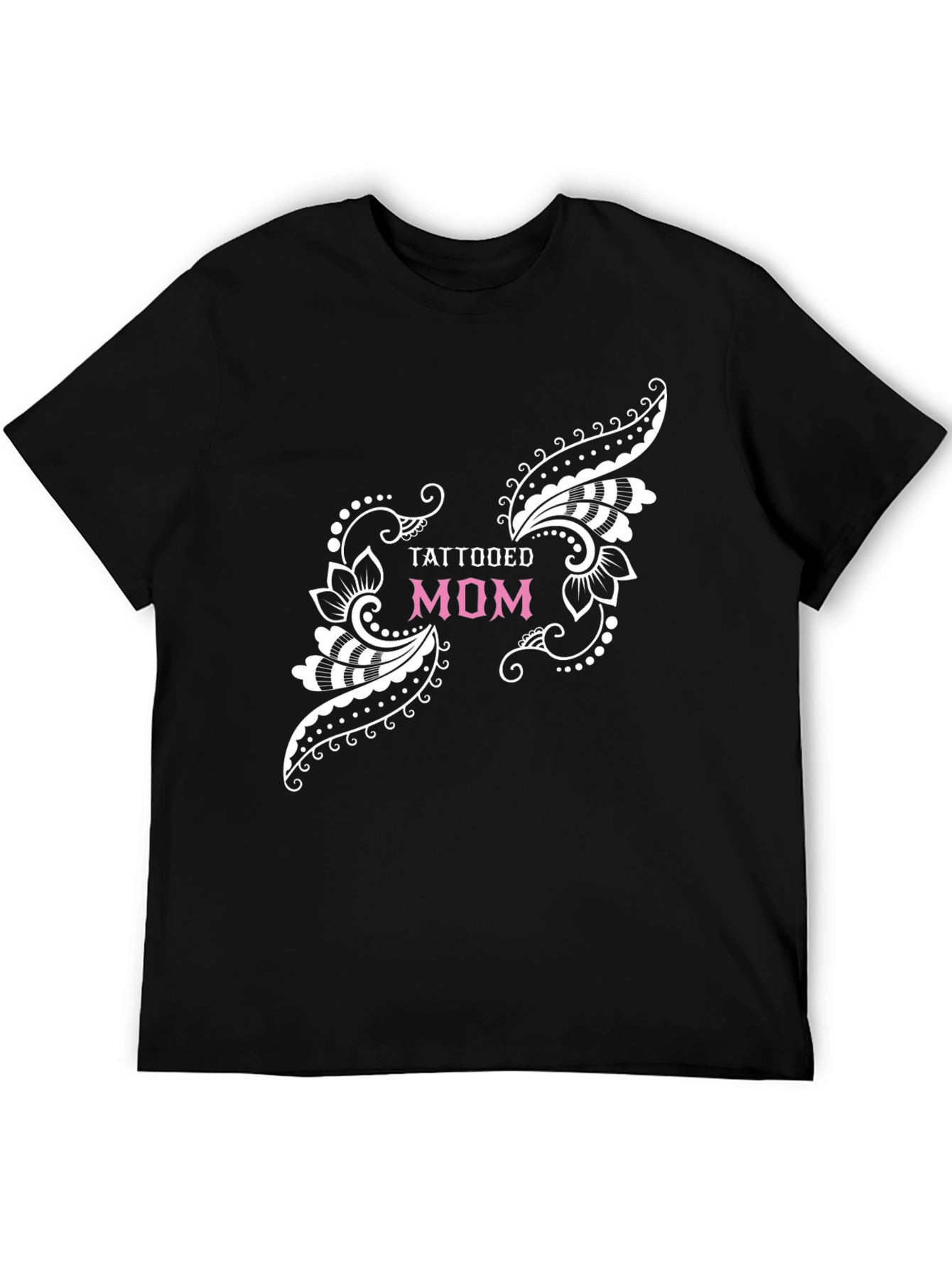 Tattooed Mom Black Graphic Tee - 5