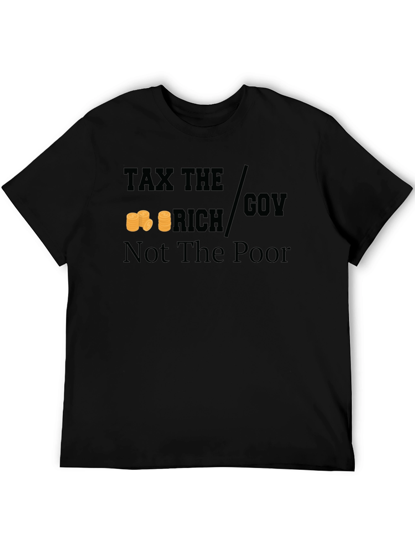 Black Tax The Rich Graphic Tee view 5