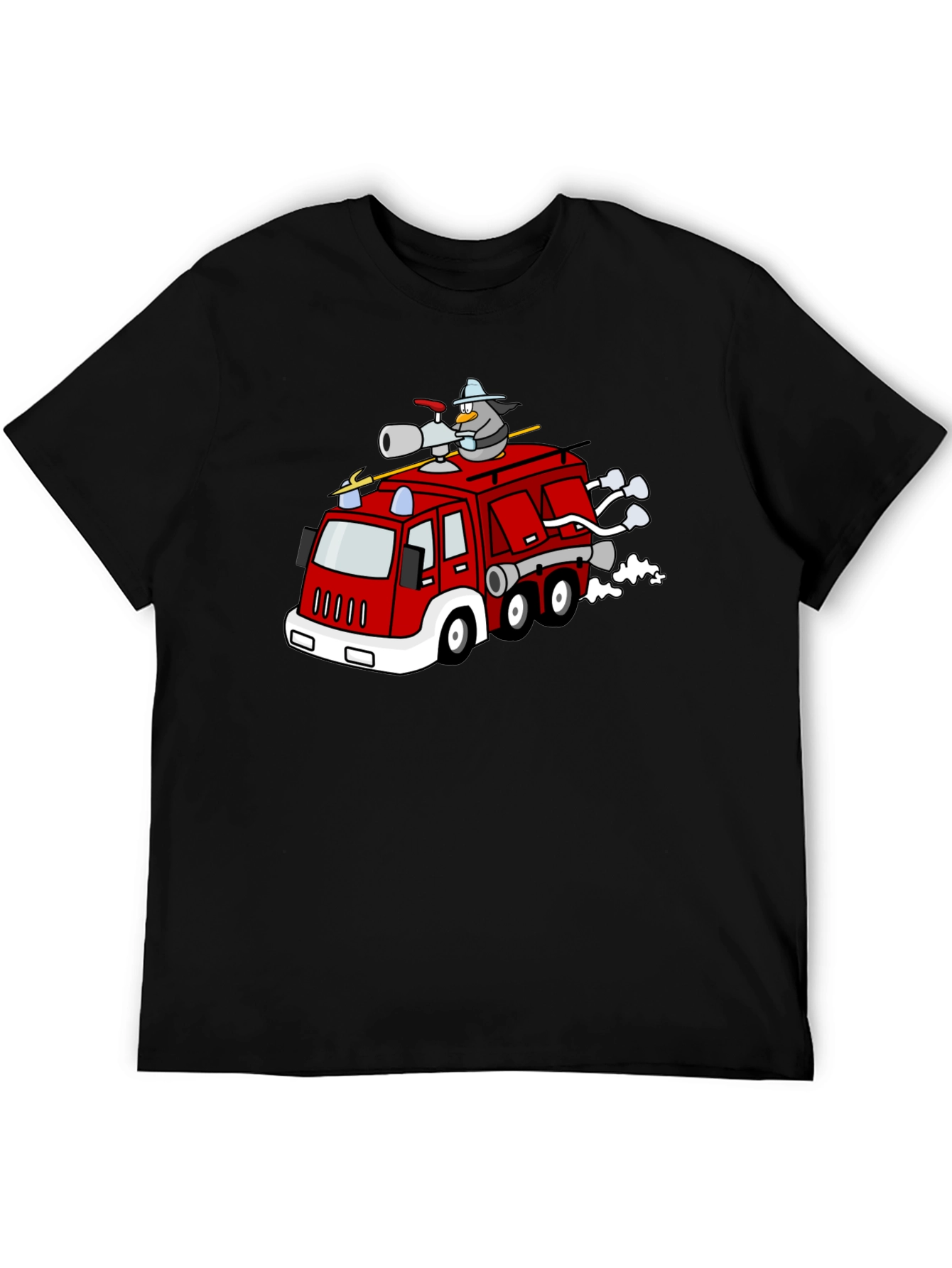 Black Penguin Firefighter T-Shirt view 5