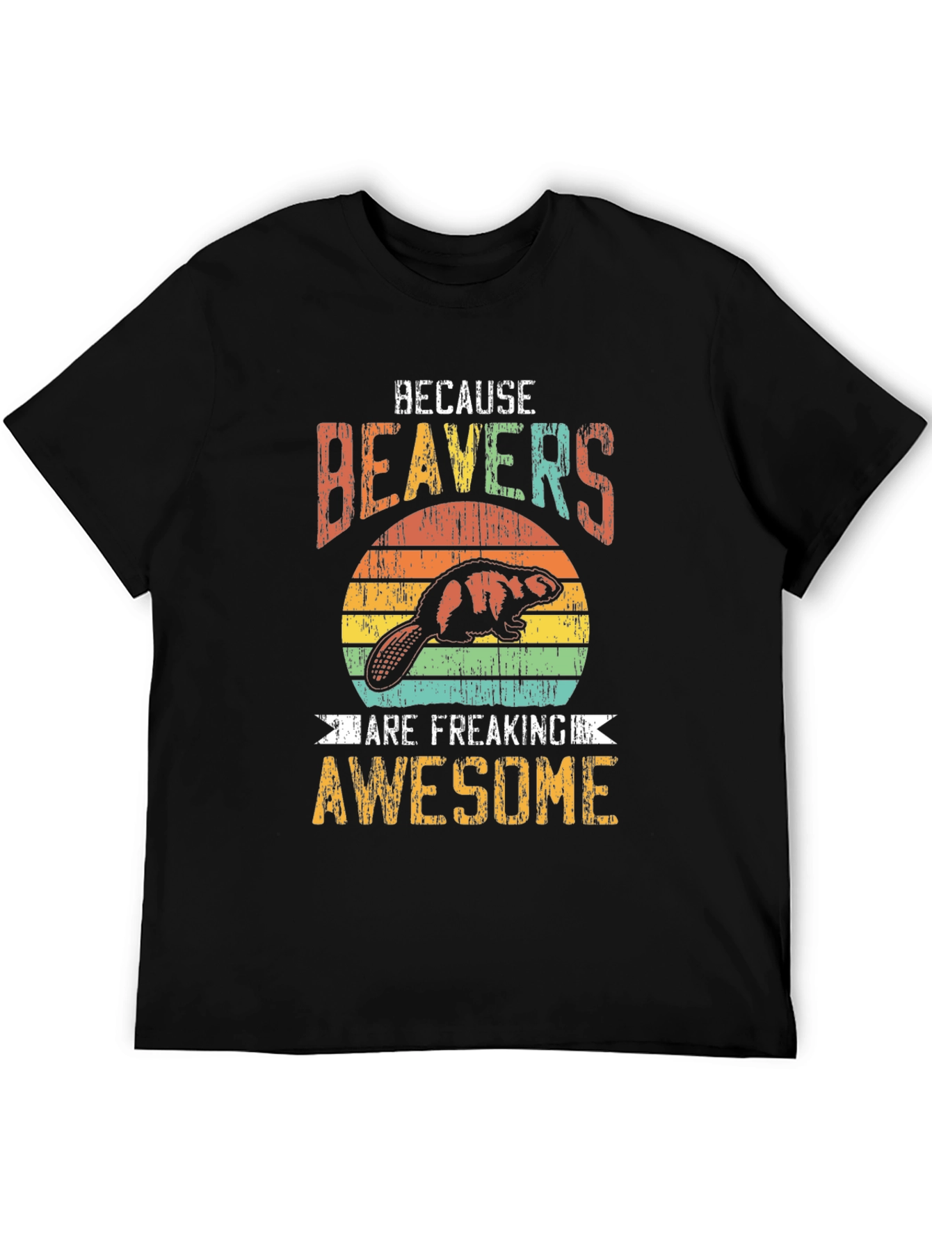 Black Beavers Are Awesome Graphic Tee view 5