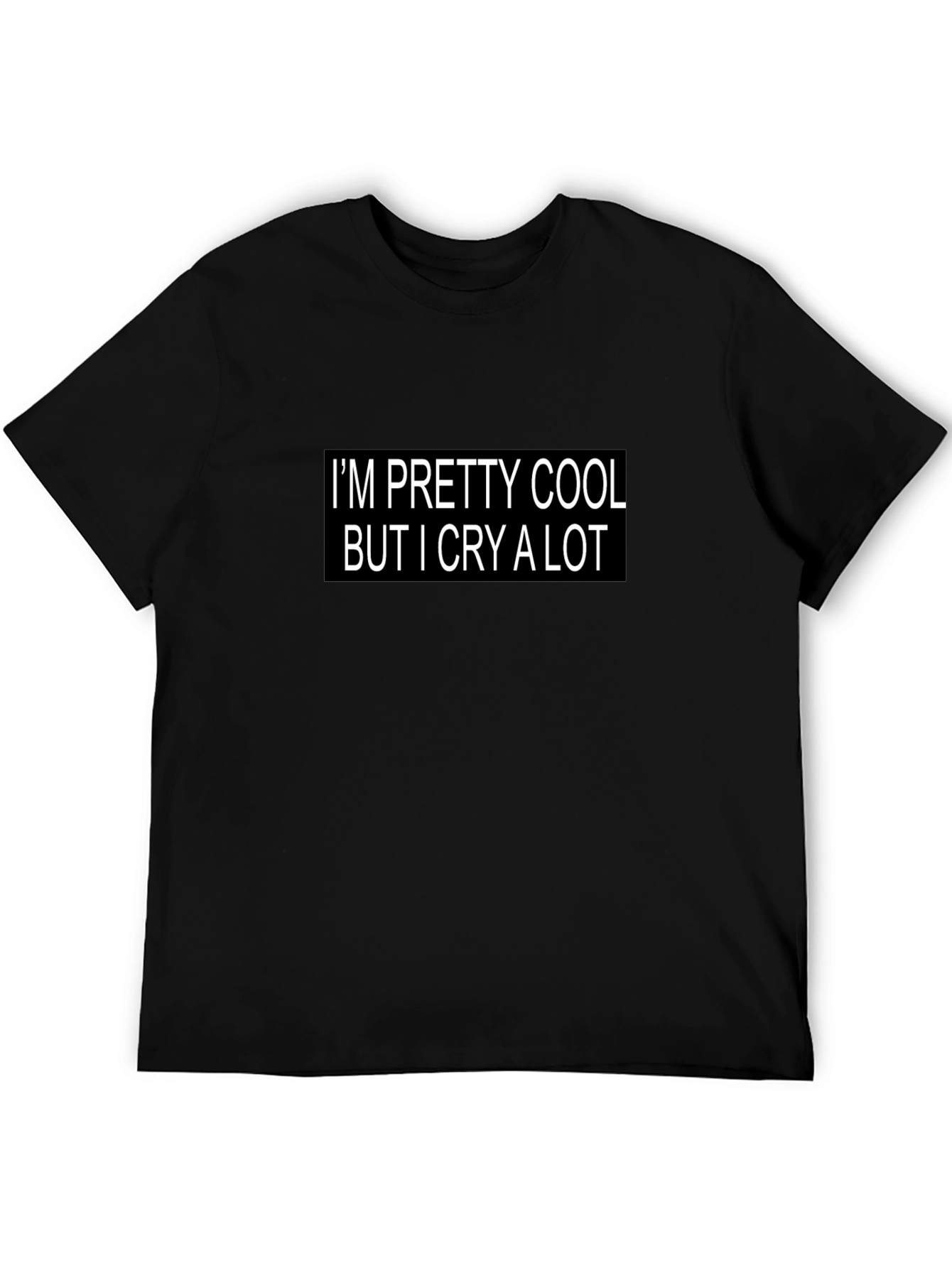 Black Cool Crier Black T-Shirt view 5