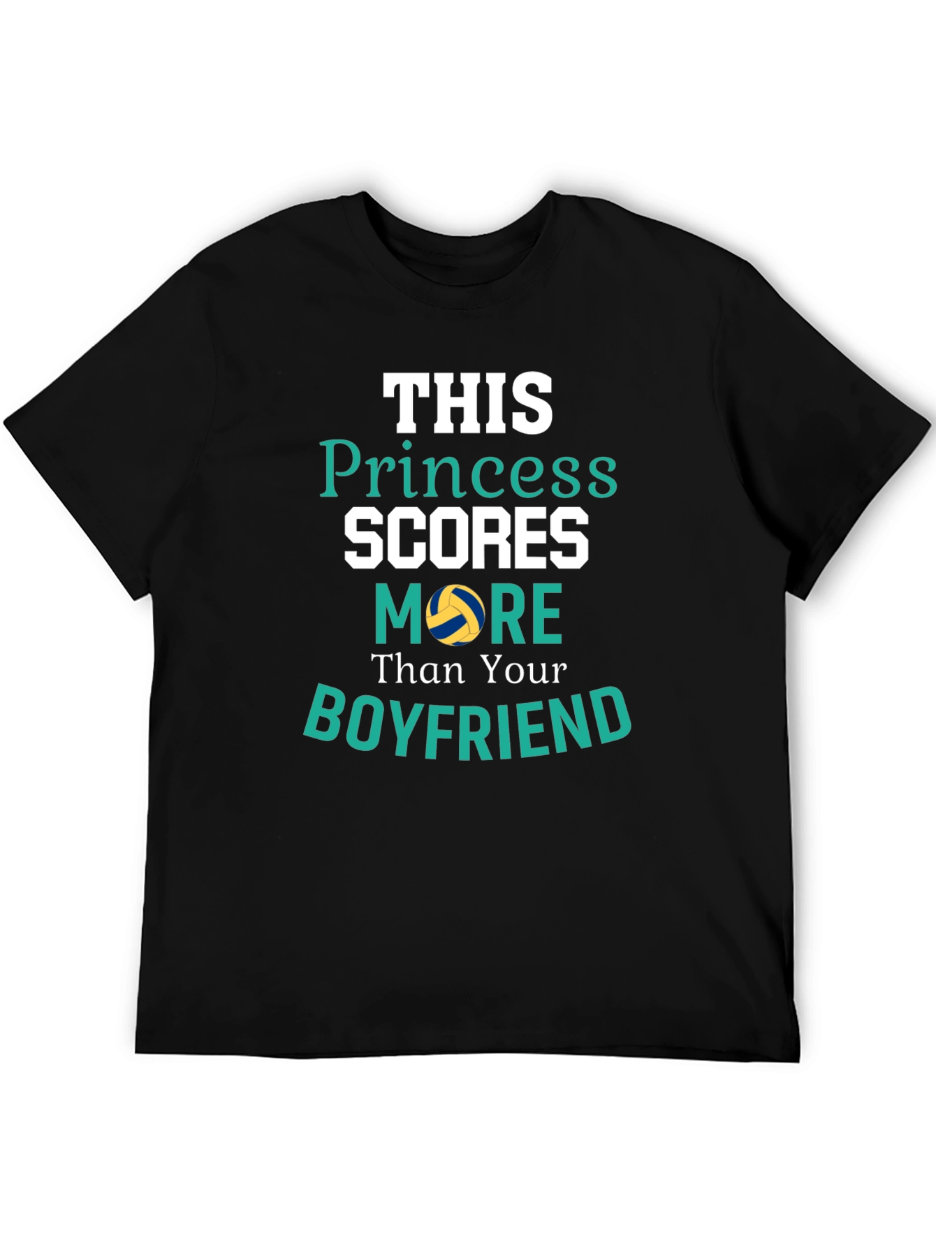 Black Princess Scores More Than Your Boyfriend T-Shirt view 5