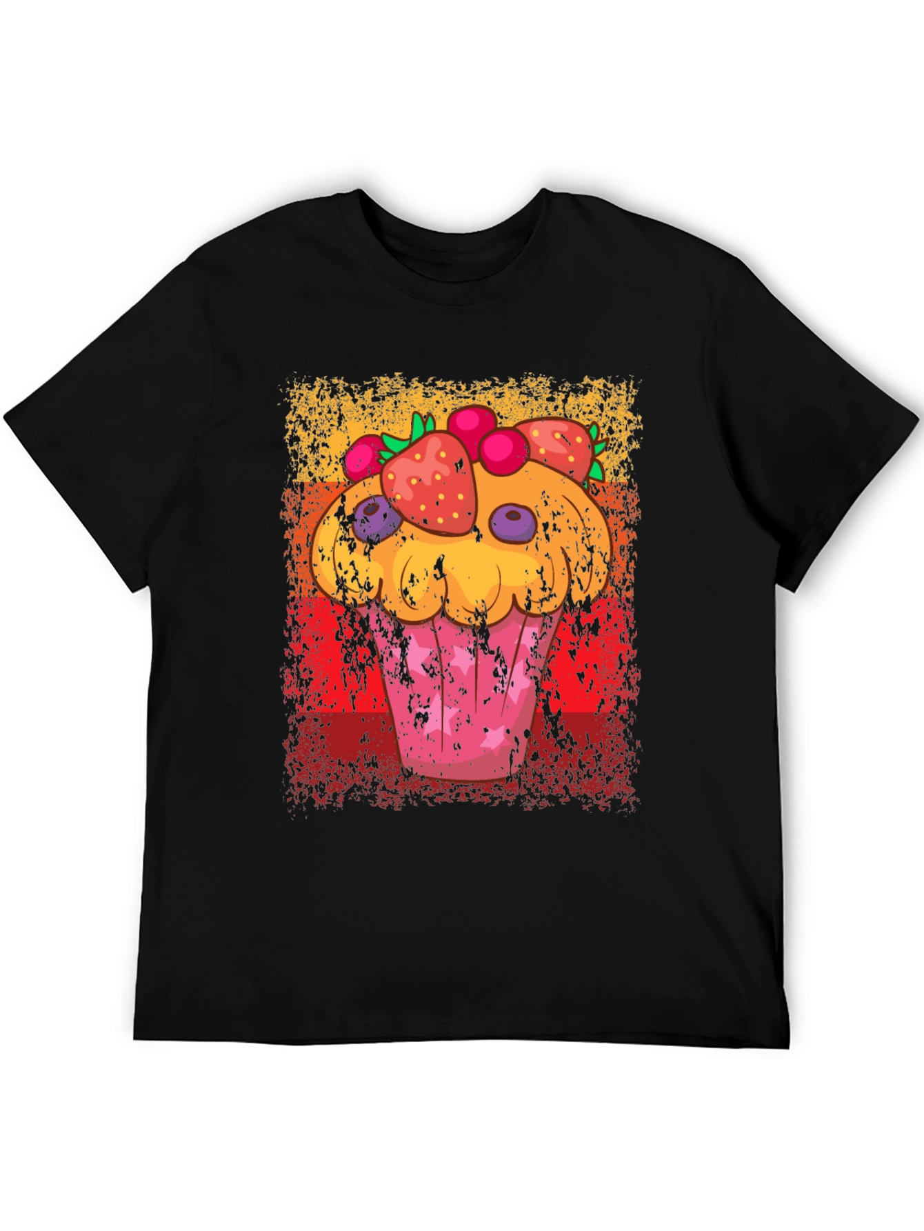 Black Cupcake Graphic T-Shirt - Sweet Treat Fashion view 5