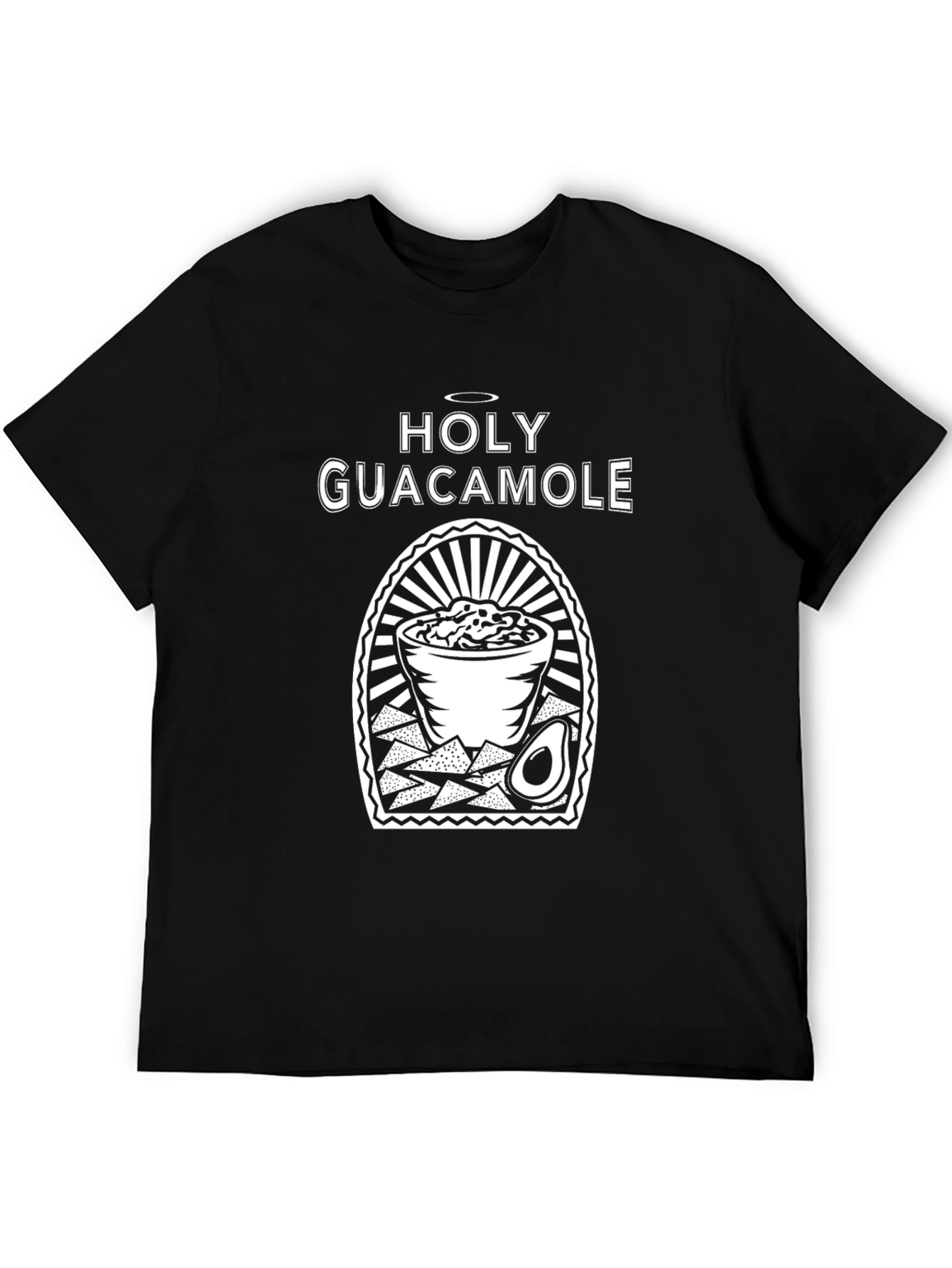 Black Holy Guacamole Graphic T-Shirt view 5