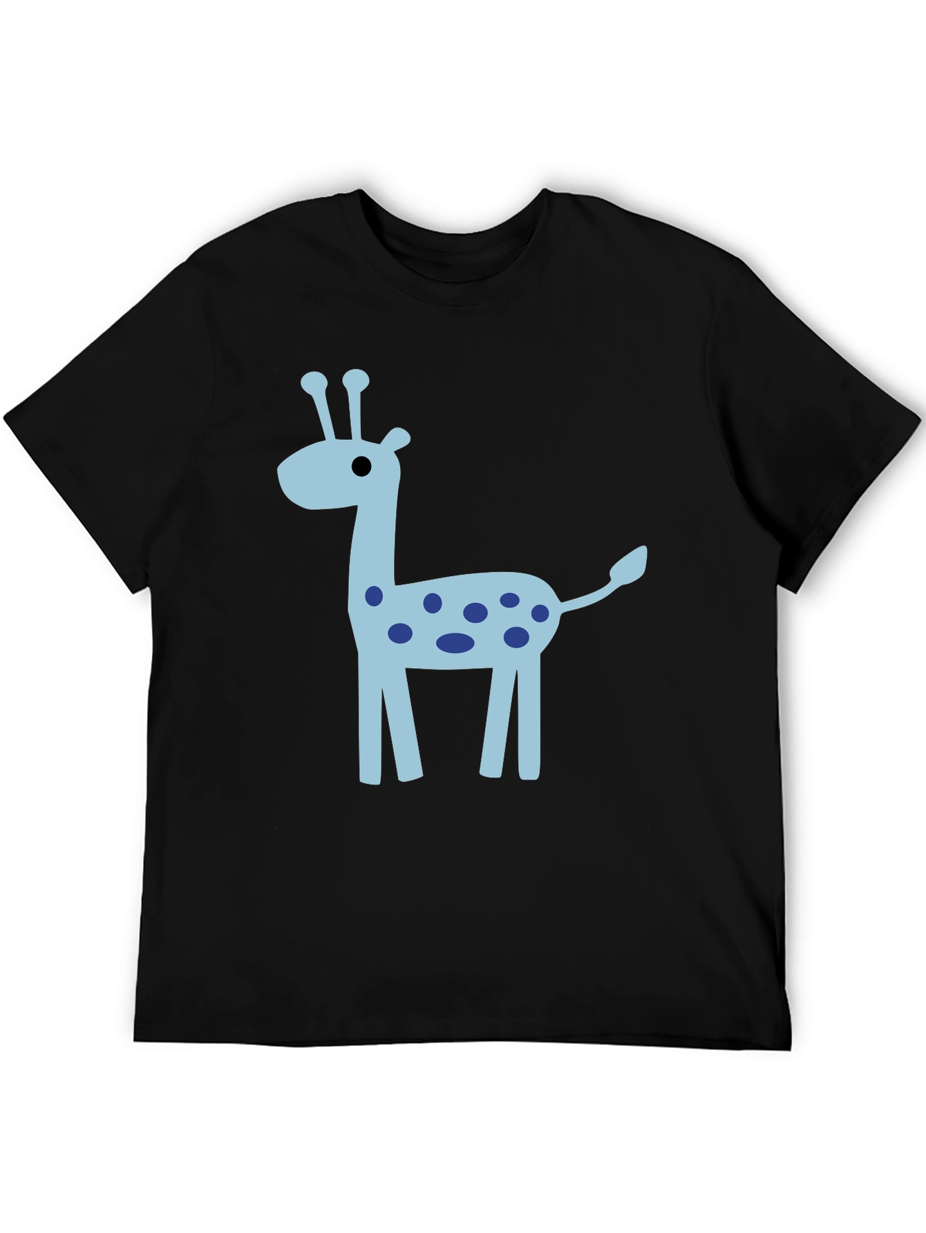 Black Giraffe Graphic Tee - Fun Novelty T-Shirt view 5