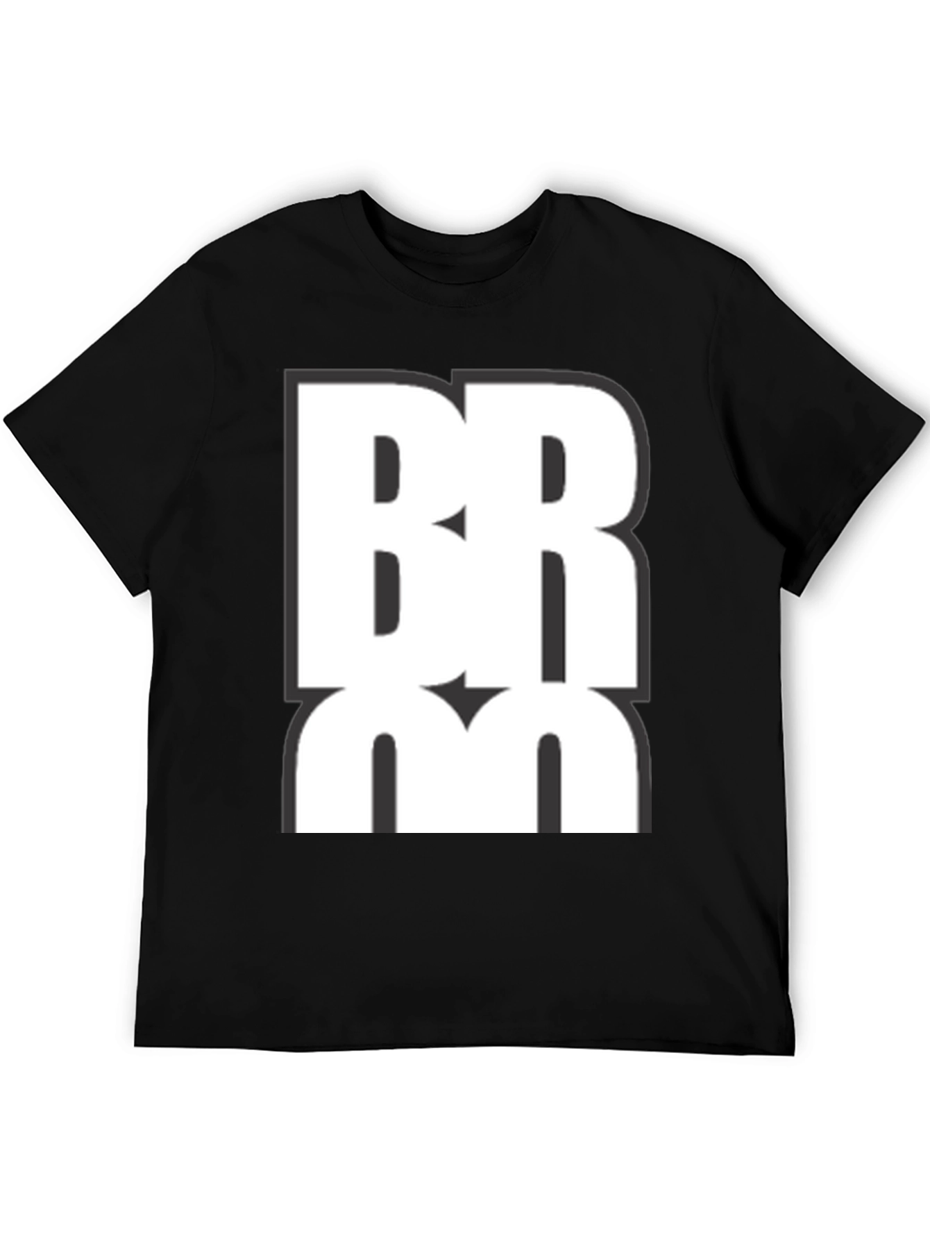 Black Bold BMRM Graphic Tee - Modern Style view 5