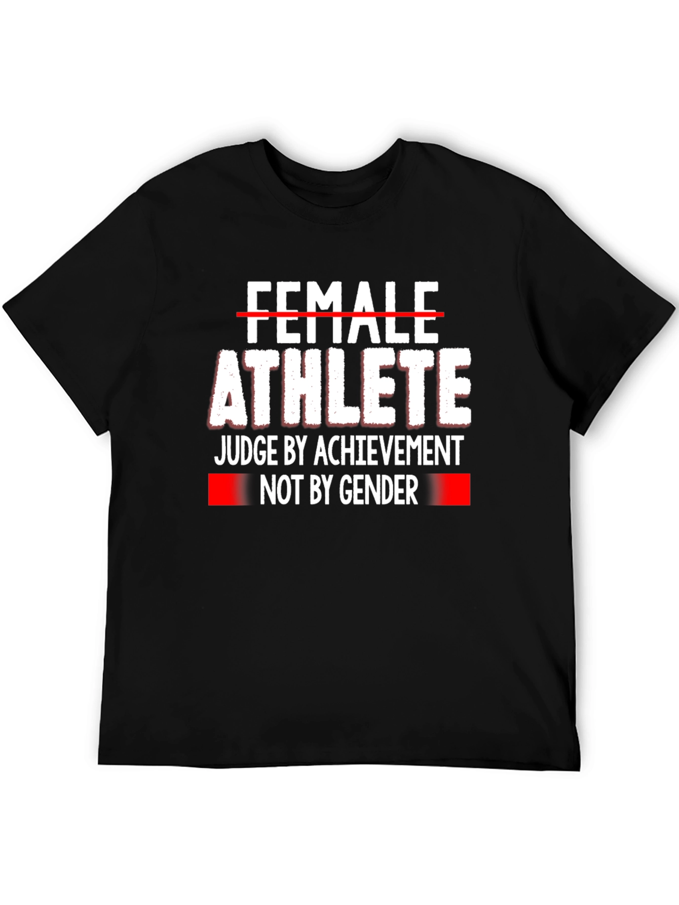 Black Female Athlete Equality T-Shirt view 5