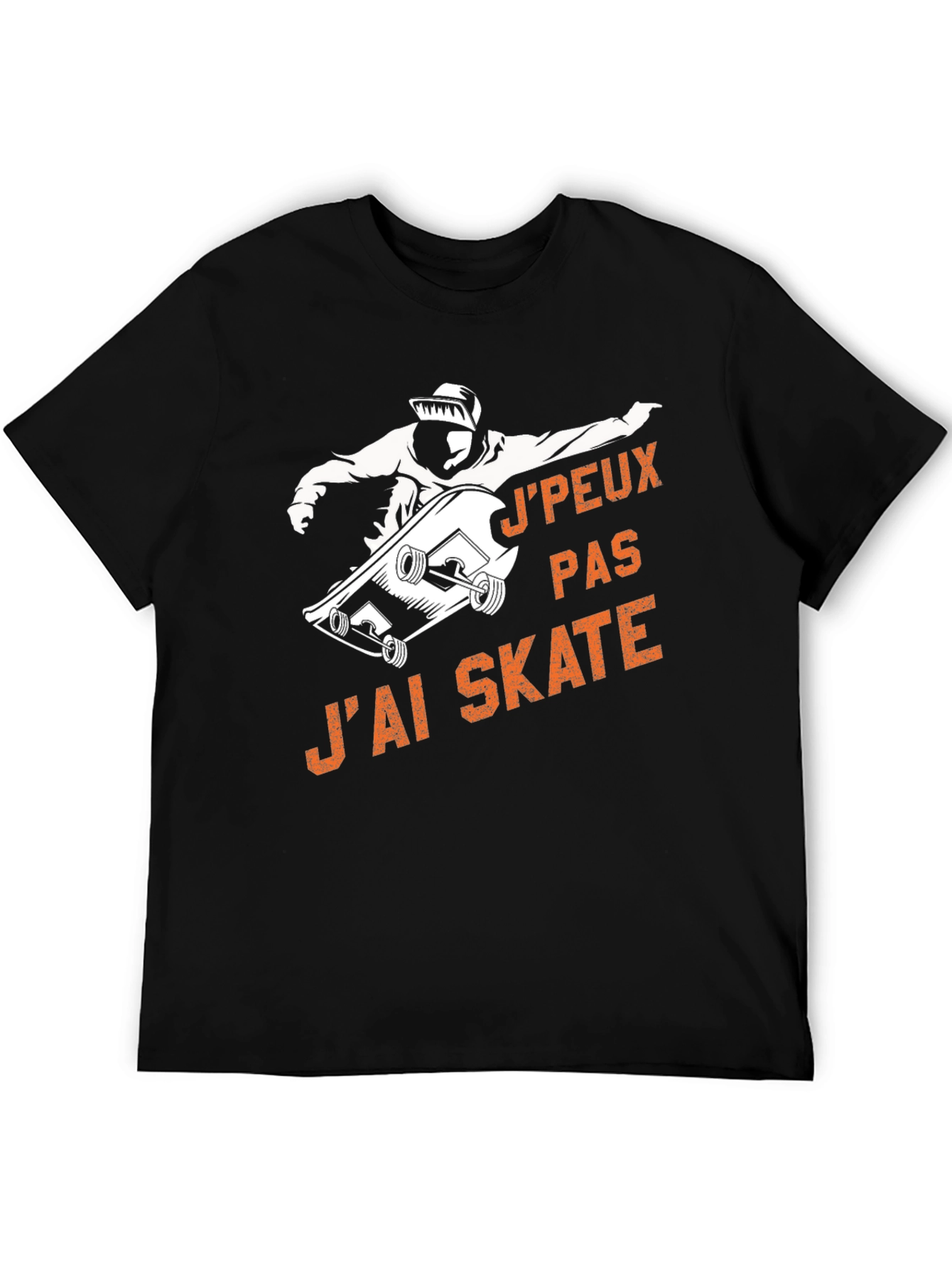 Black J'peux Pas J'ai Skate T-Shirt - Black view 5