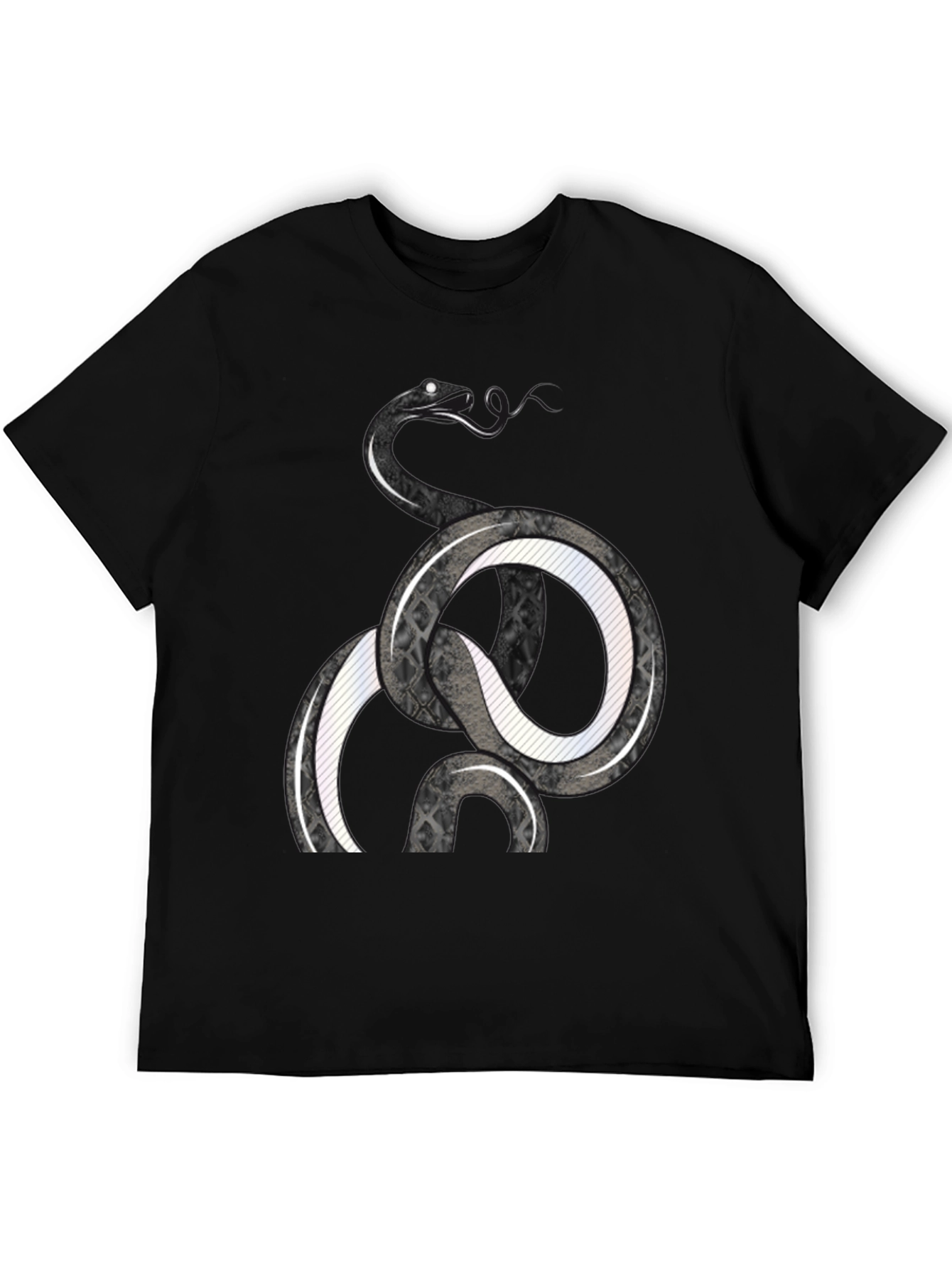 Black Snake Graphic Print Tee view 5