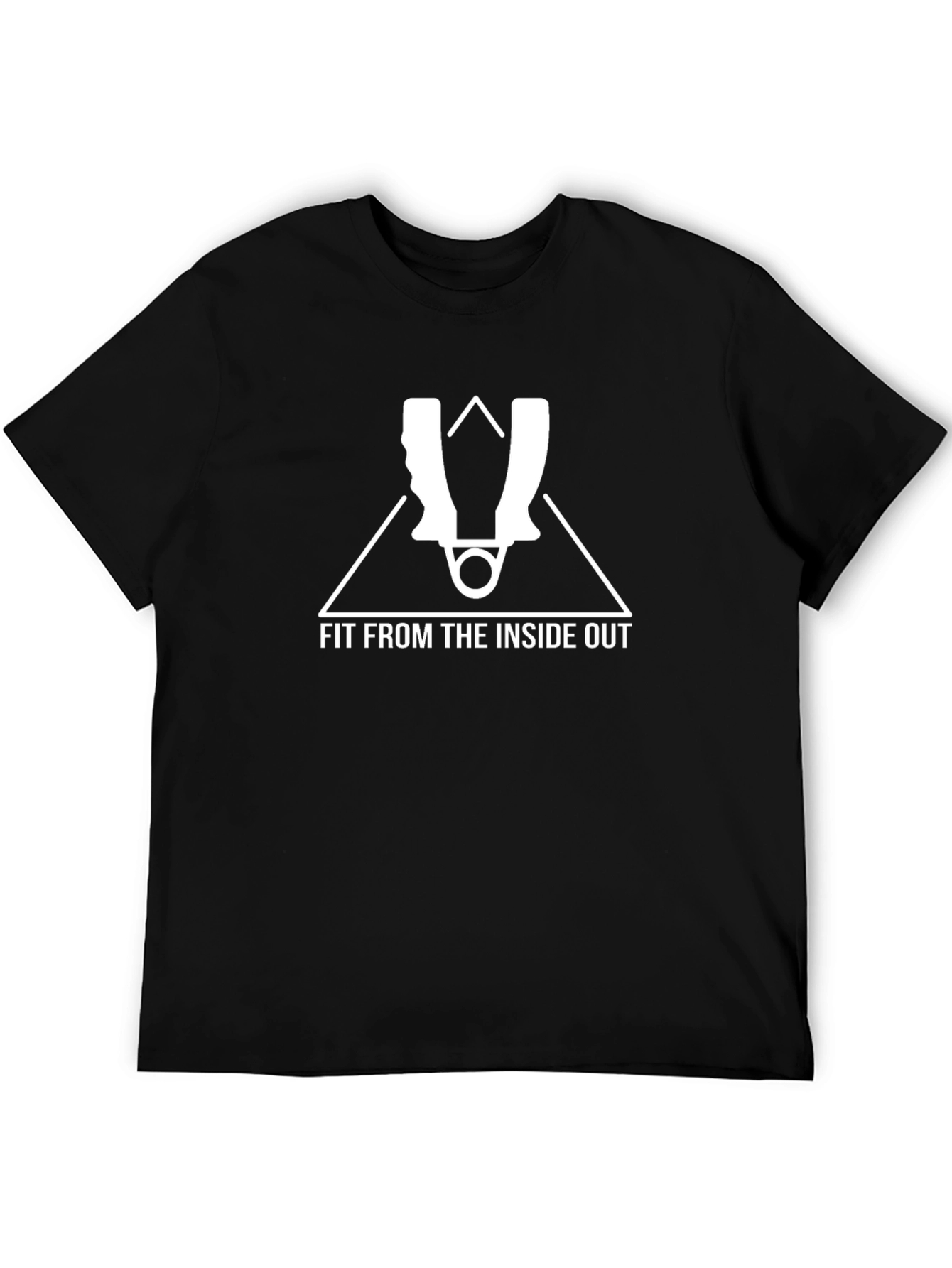 Black Fit From the Inside Out Black T-Shirt view 5
