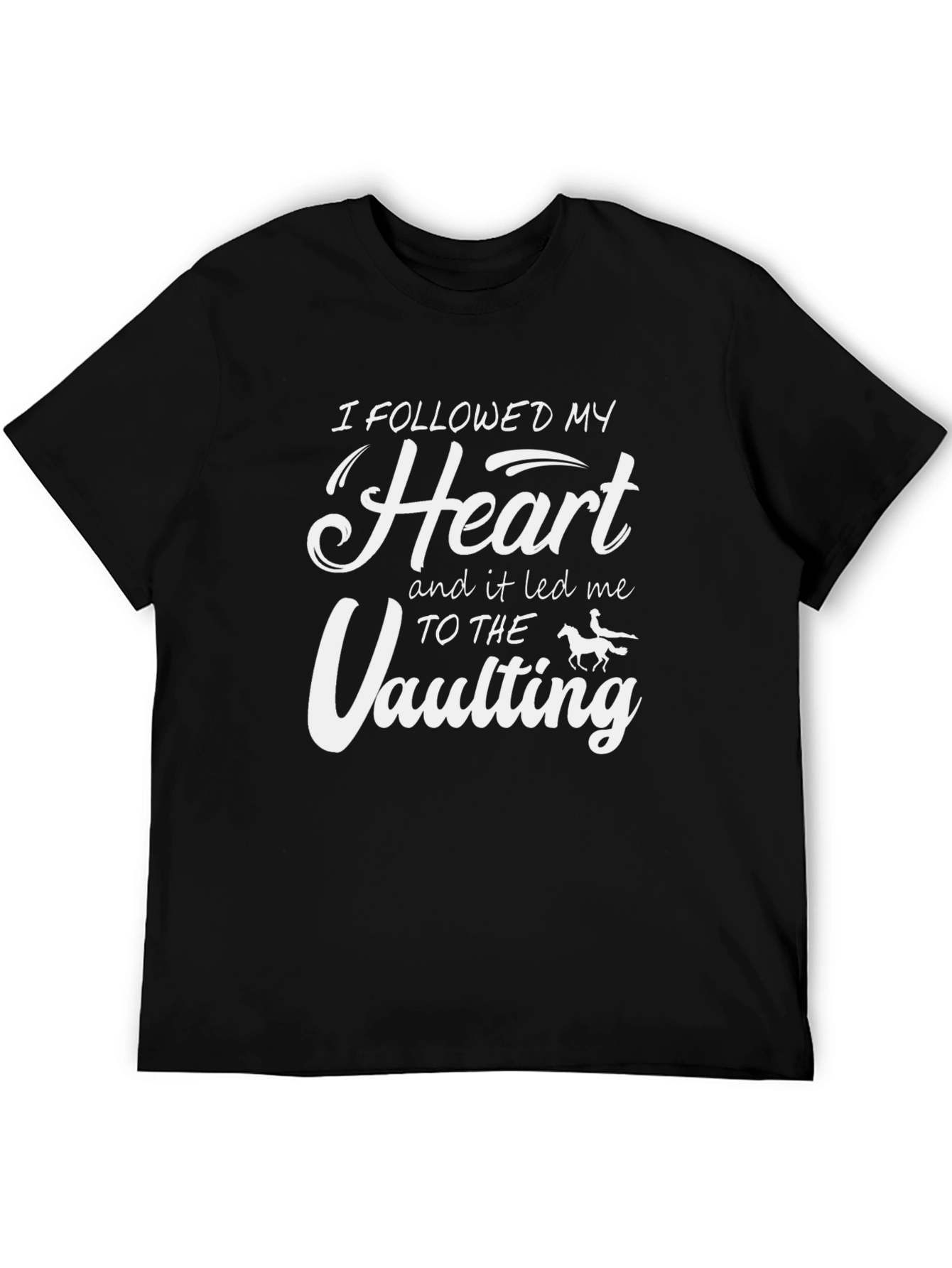 Black Follow Your Heart Vaulting T-Shirt view 5